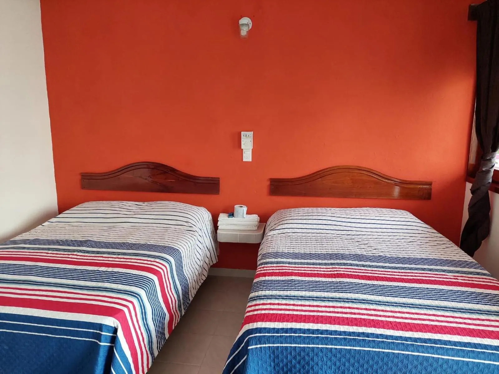 Bed in Posada Casa Bugambilias