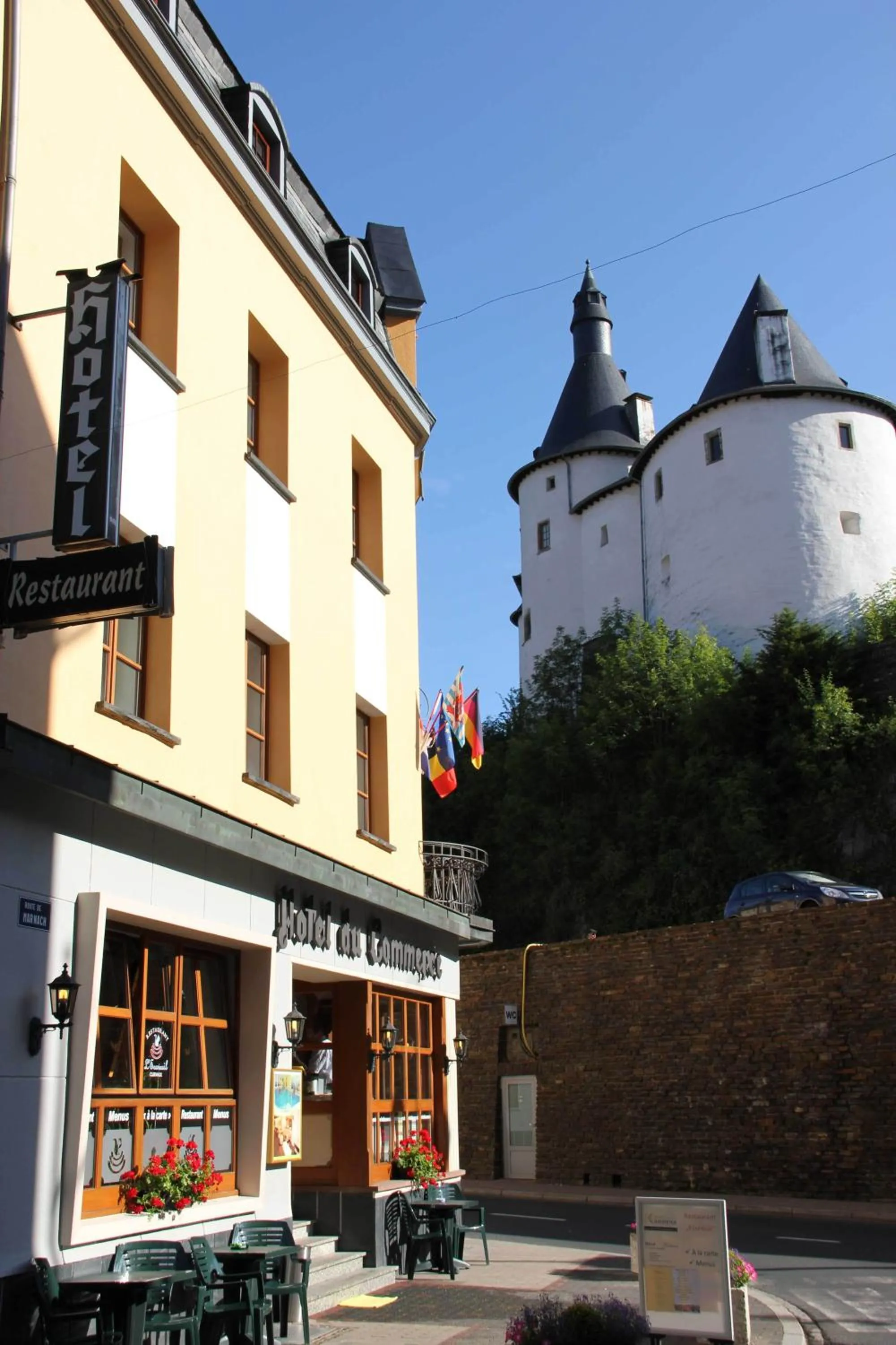 Facade/entrance in Hotel du Commerce - Restaurant La Table de Clervaux