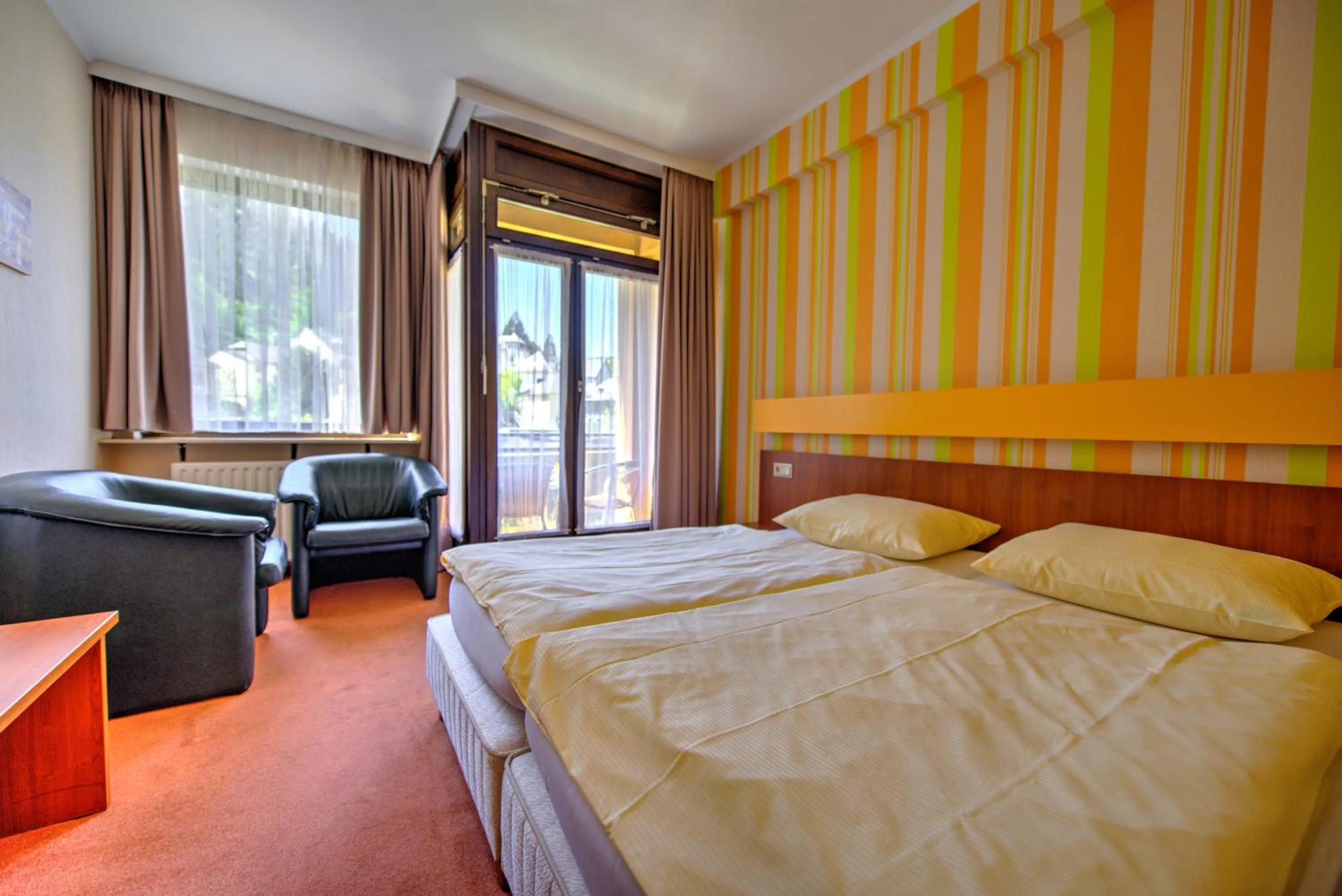 Bed in Hotel du Commerce - Restaurant La Table de Clervaux