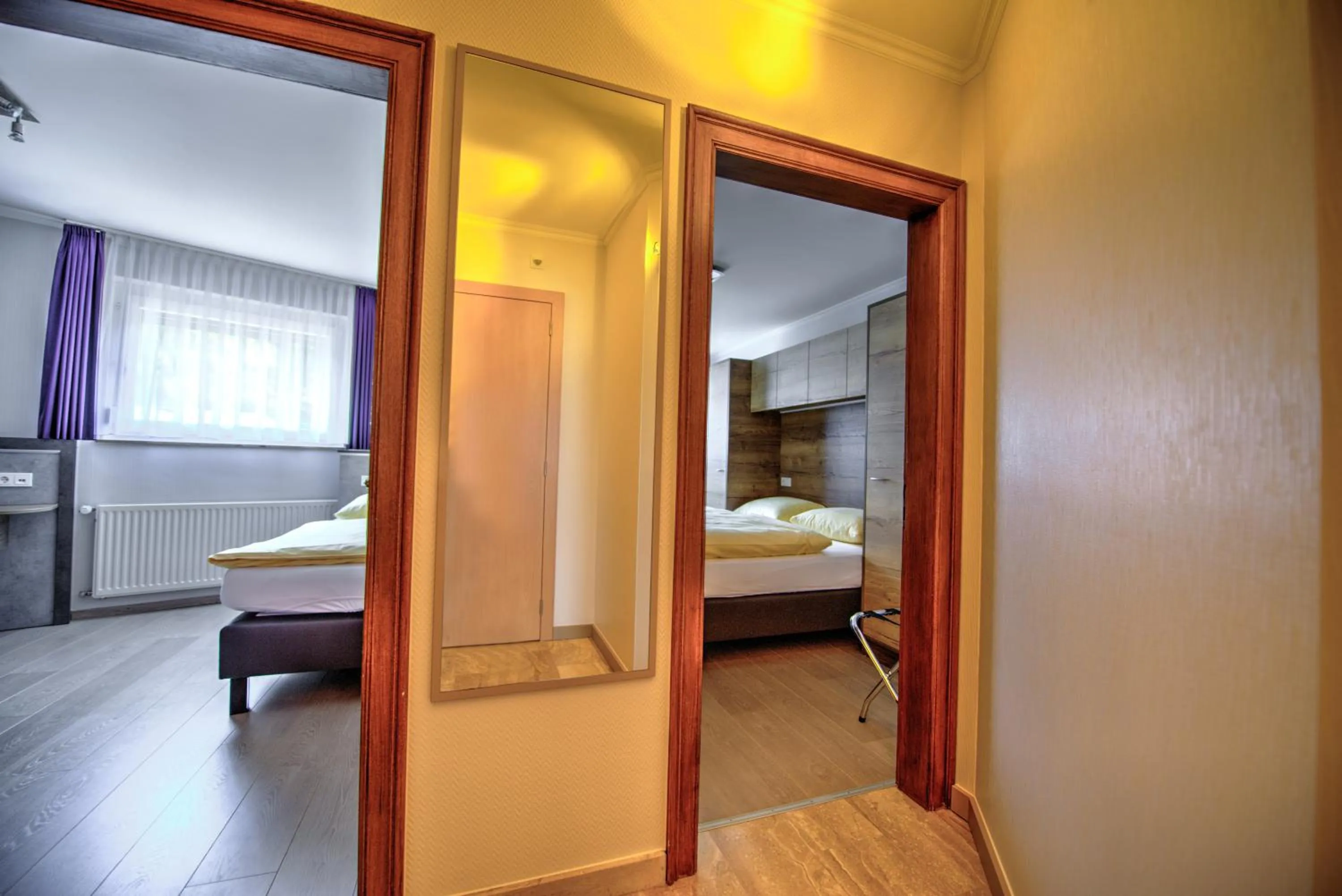 Bed in Hotel du Commerce - Restaurant La Table de Clervaux