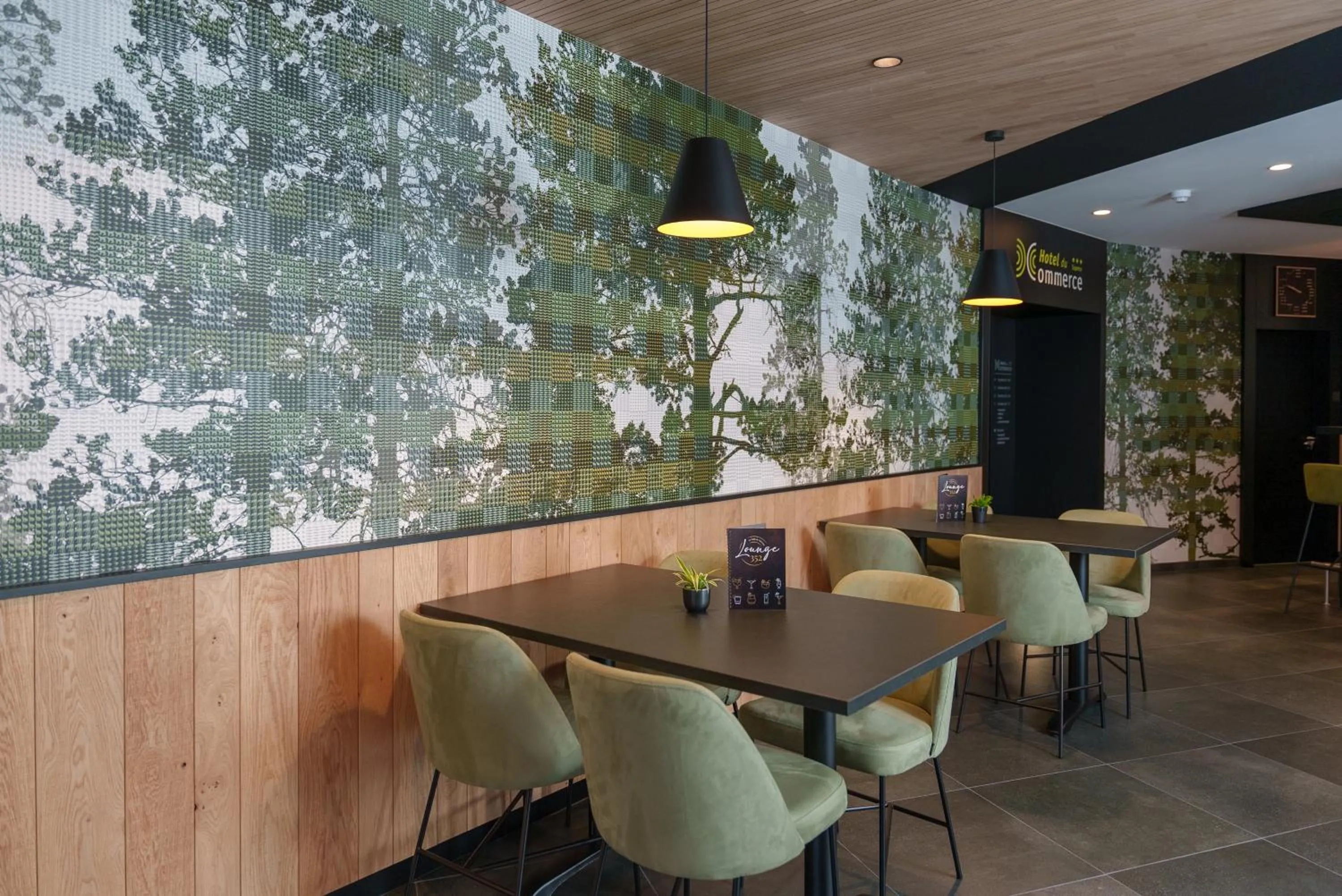 Lounge or bar in Hotel du Commerce - Restaurant La Table de Clervaux