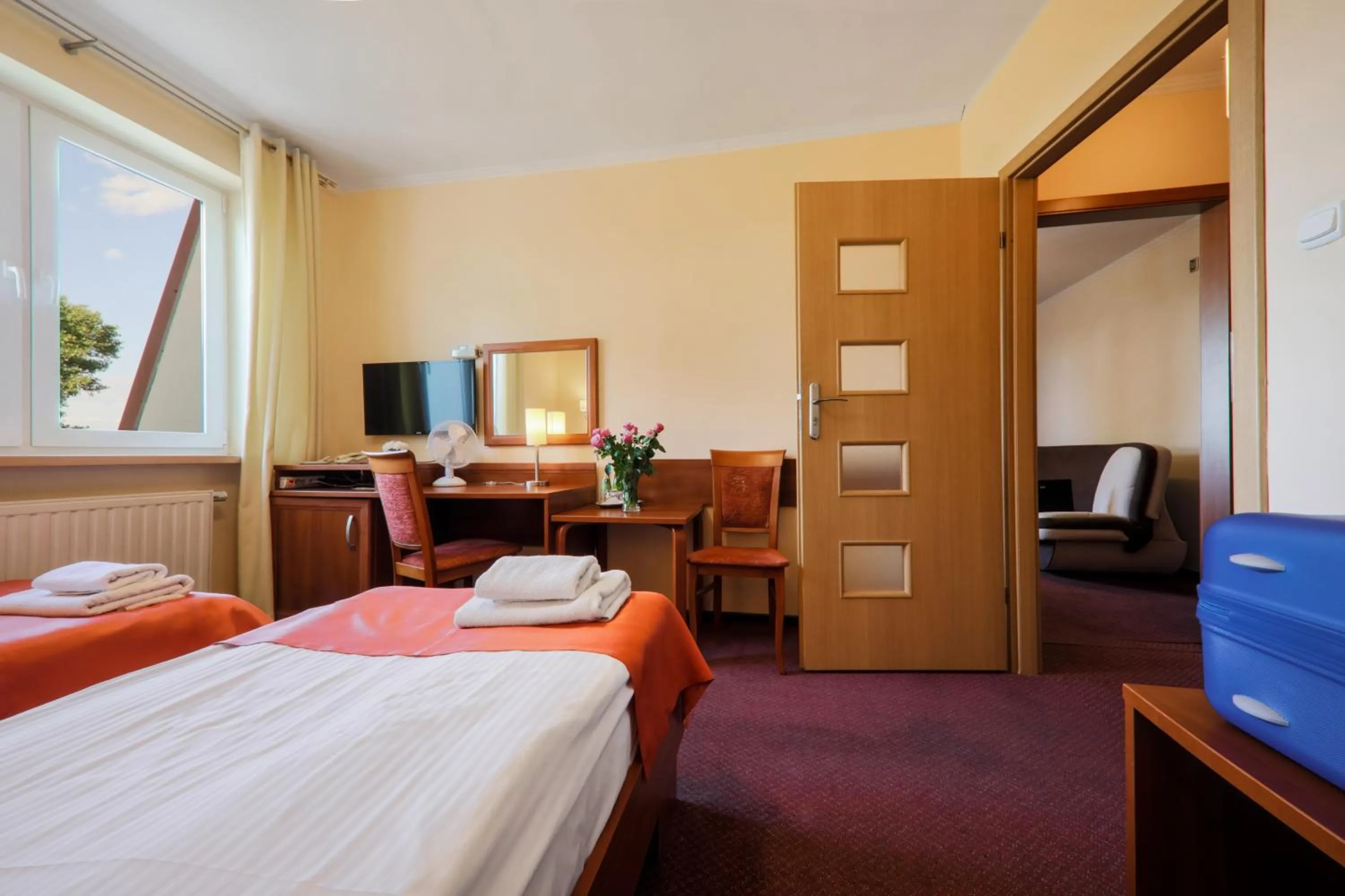 Bed in Hotel Restauracja Leliwa