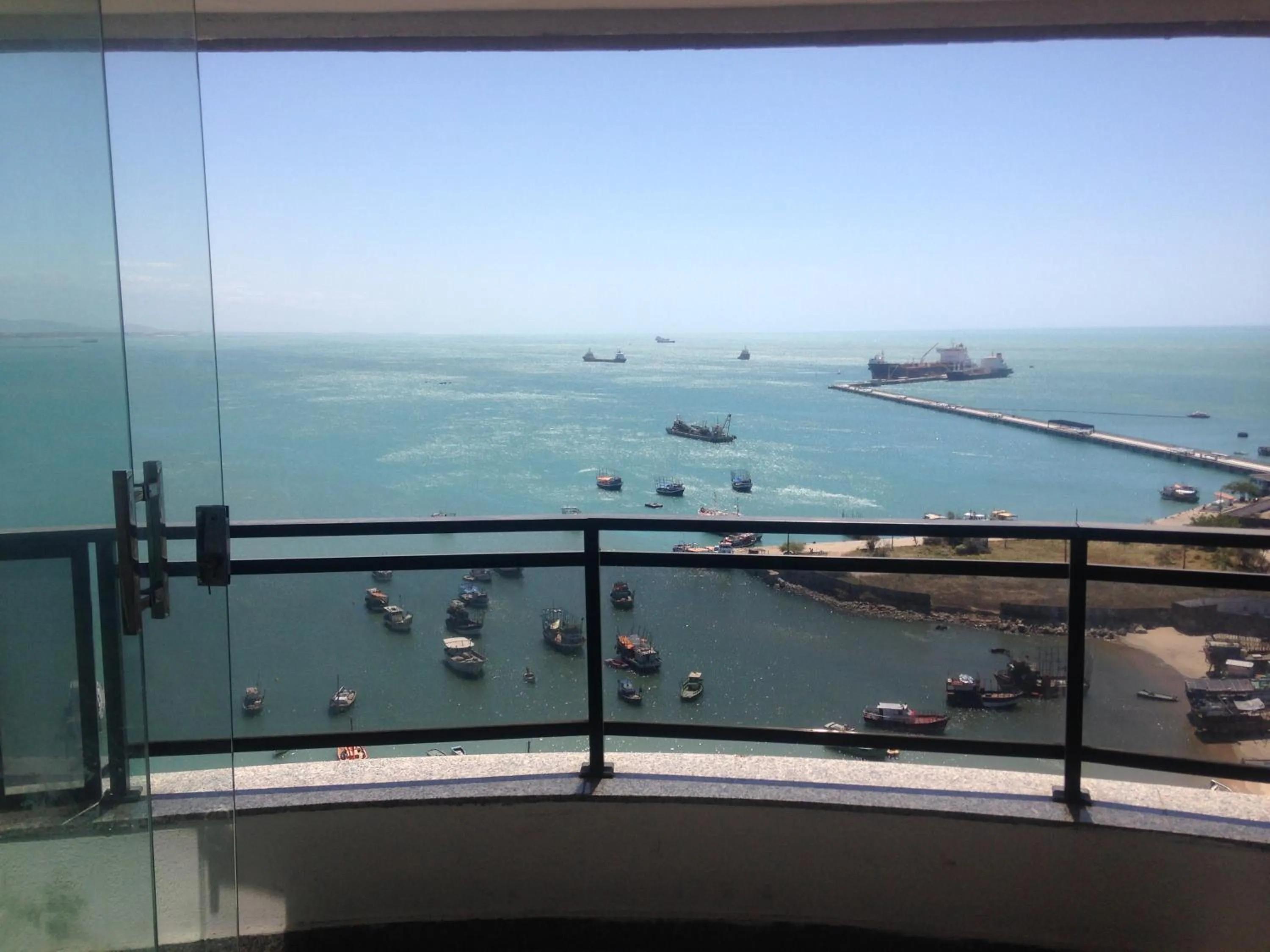 Balcony/Terrace in Flat Vista Completa Beira Mar