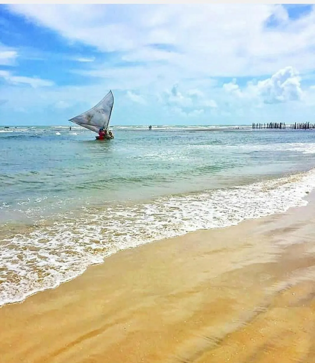 Beach in Pousada Catavento