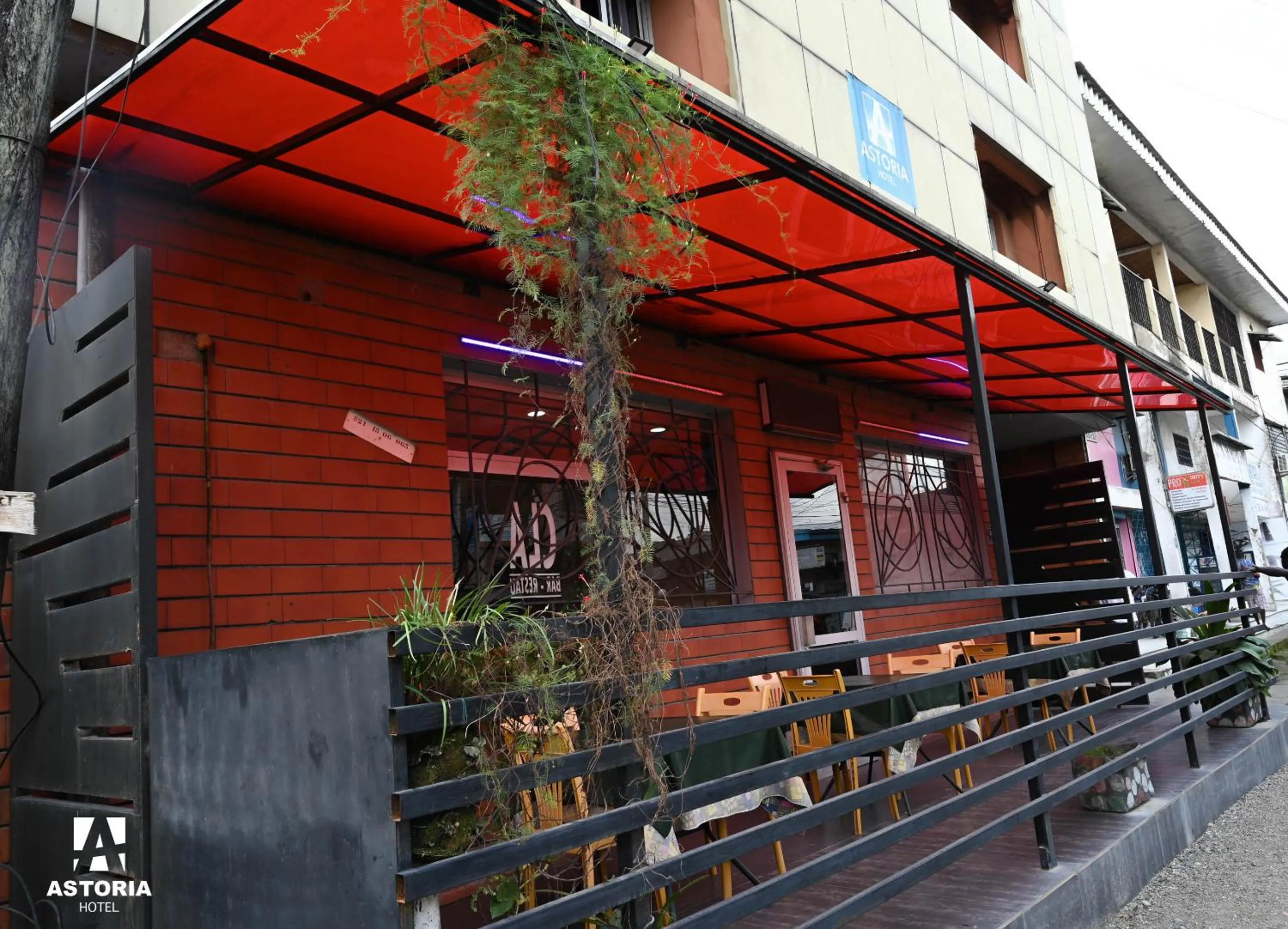 Patio in Hotel Astoria