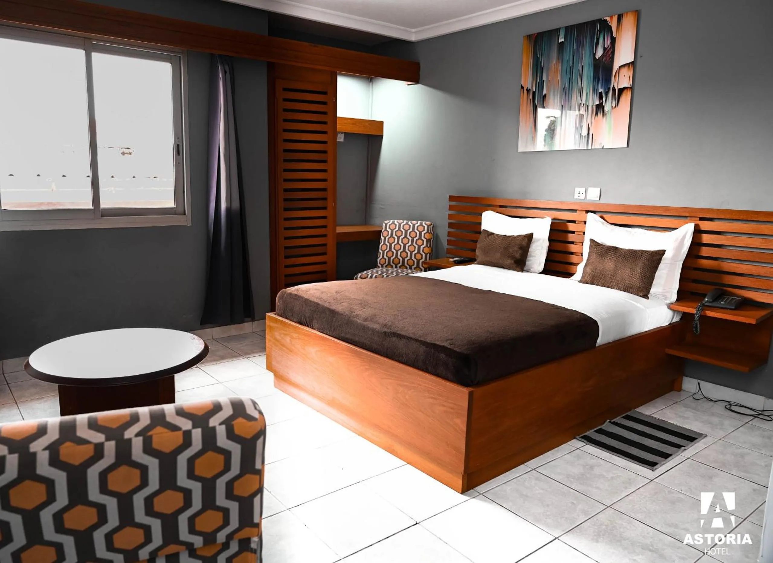 Bed in Hotel Astoria