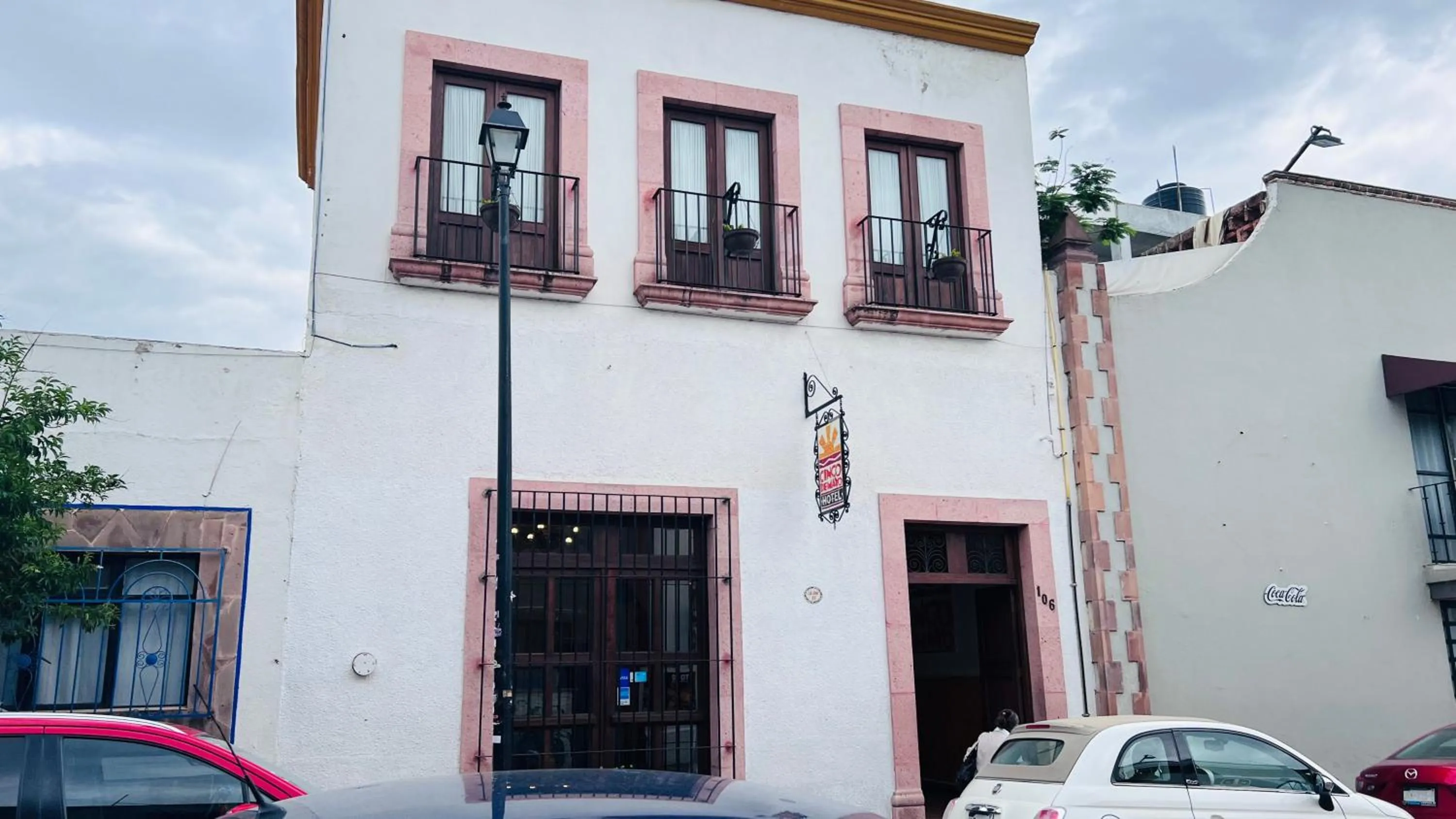 Property building in Cinco de Mayo Hotel