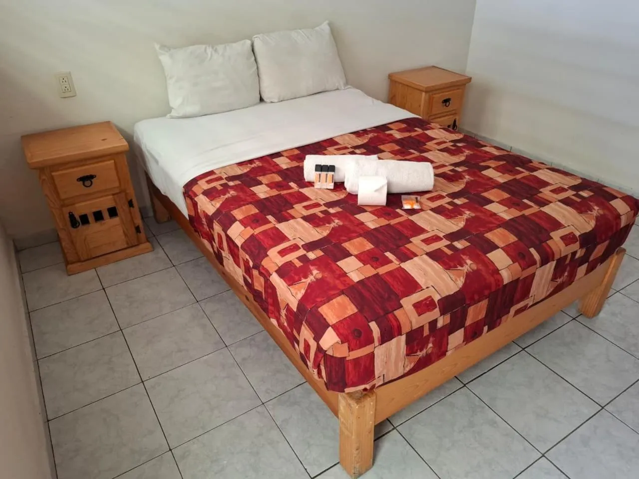 Bed in Cinco de Mayo Hotel