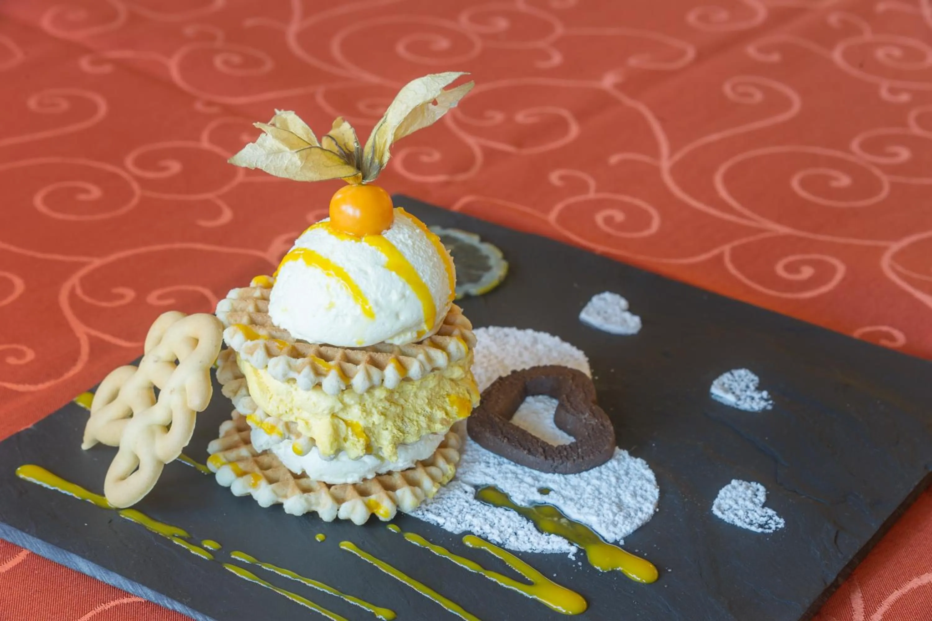 Food close-up in Hostellerie Val Fleuri