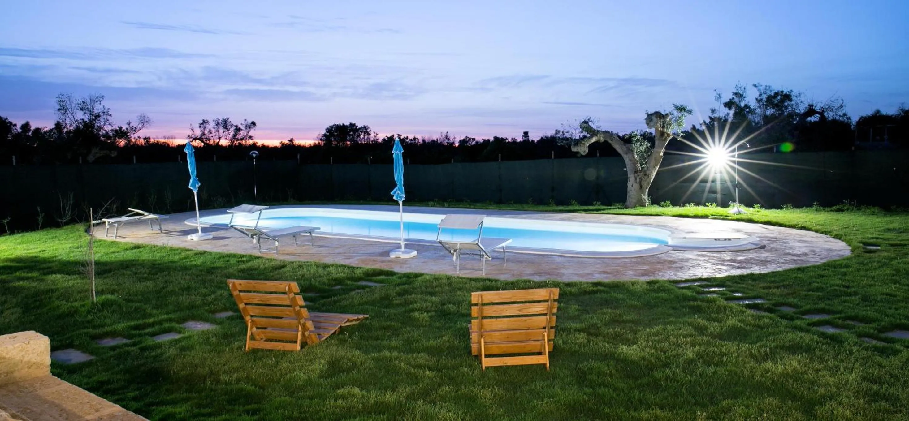 Swimming pool in Villa Trullo Indipendente