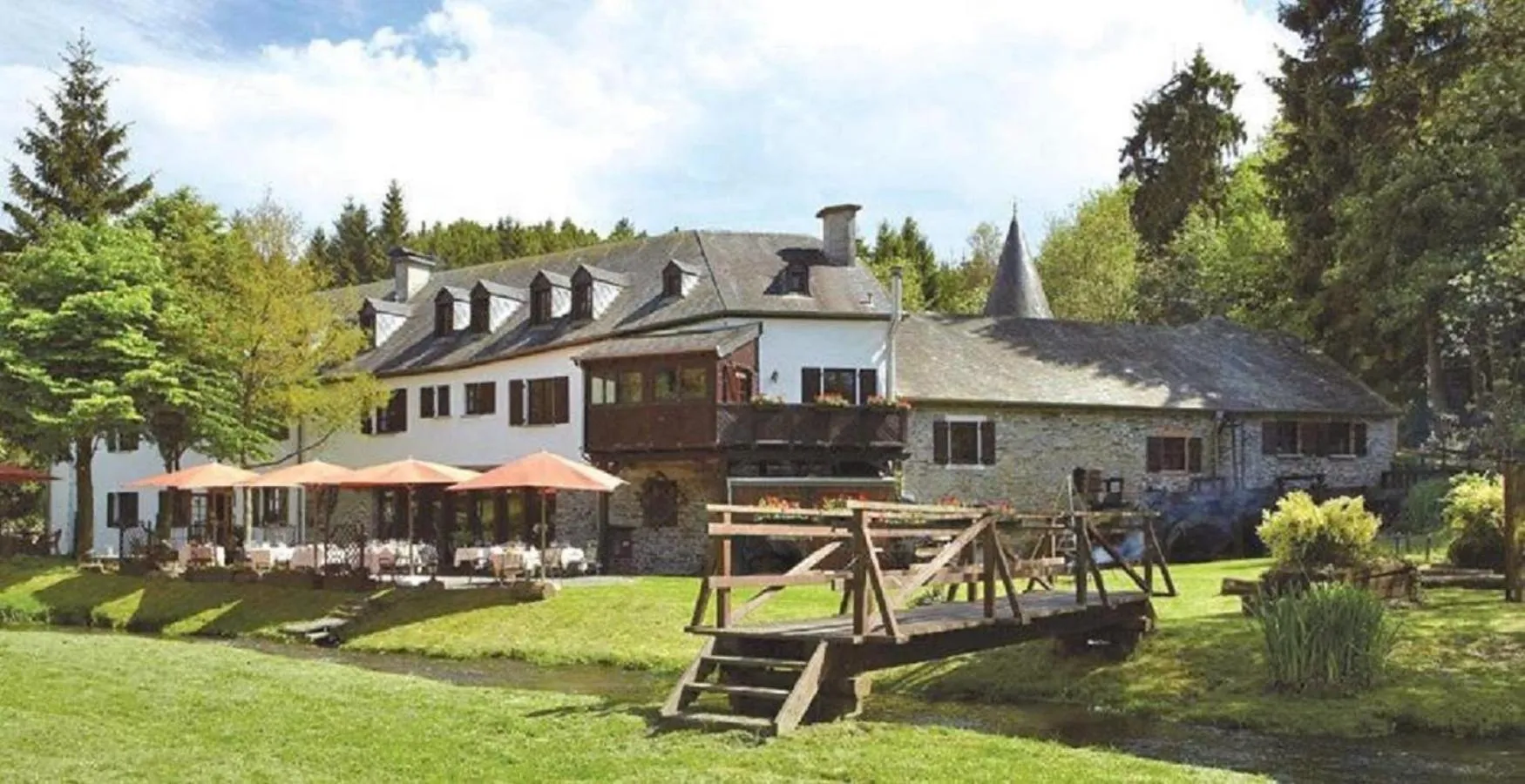 Garden in Domaine du Moulin d'Asselborn