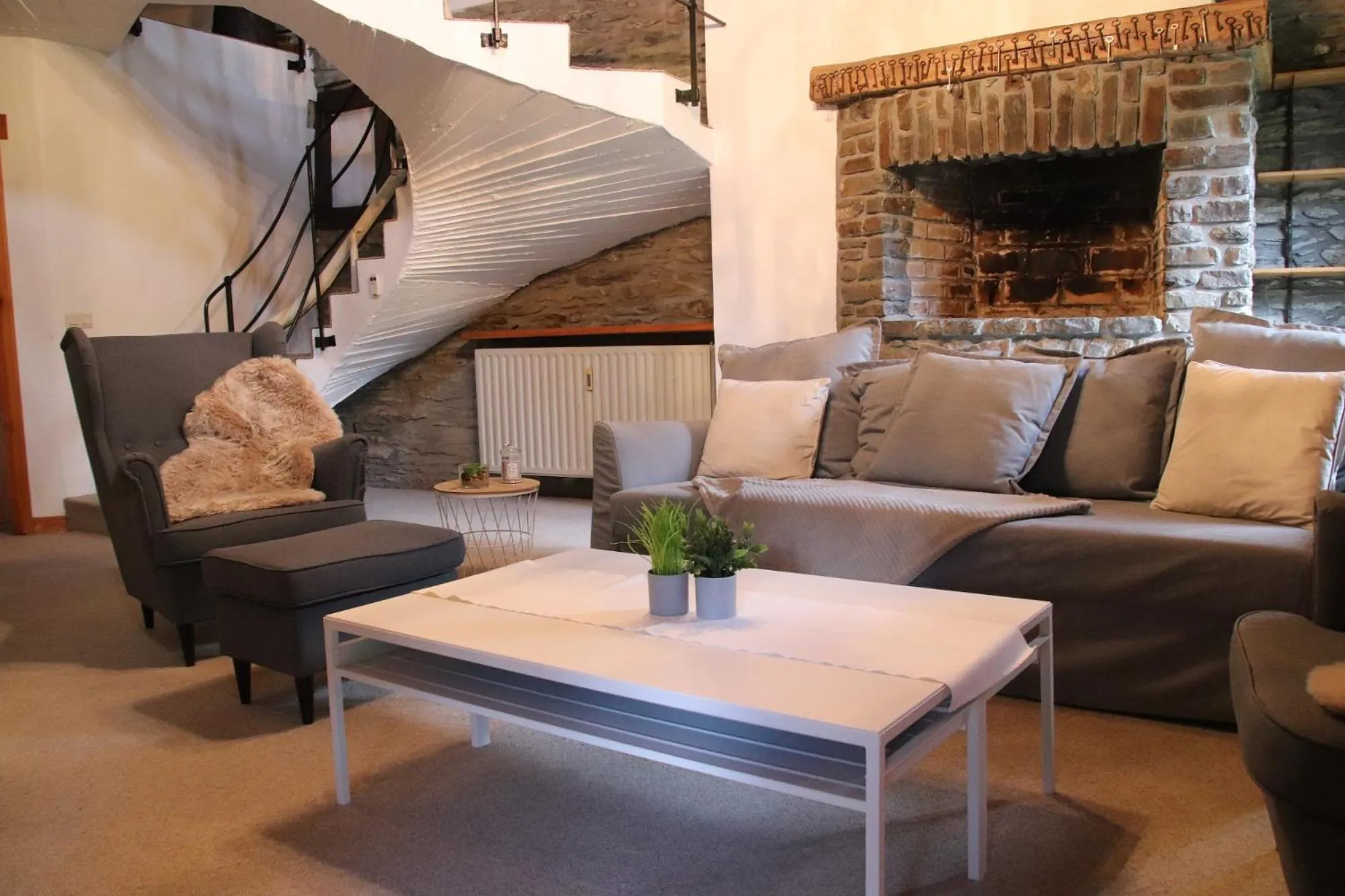 Living room in Domaine du Moulin d'Asselborn