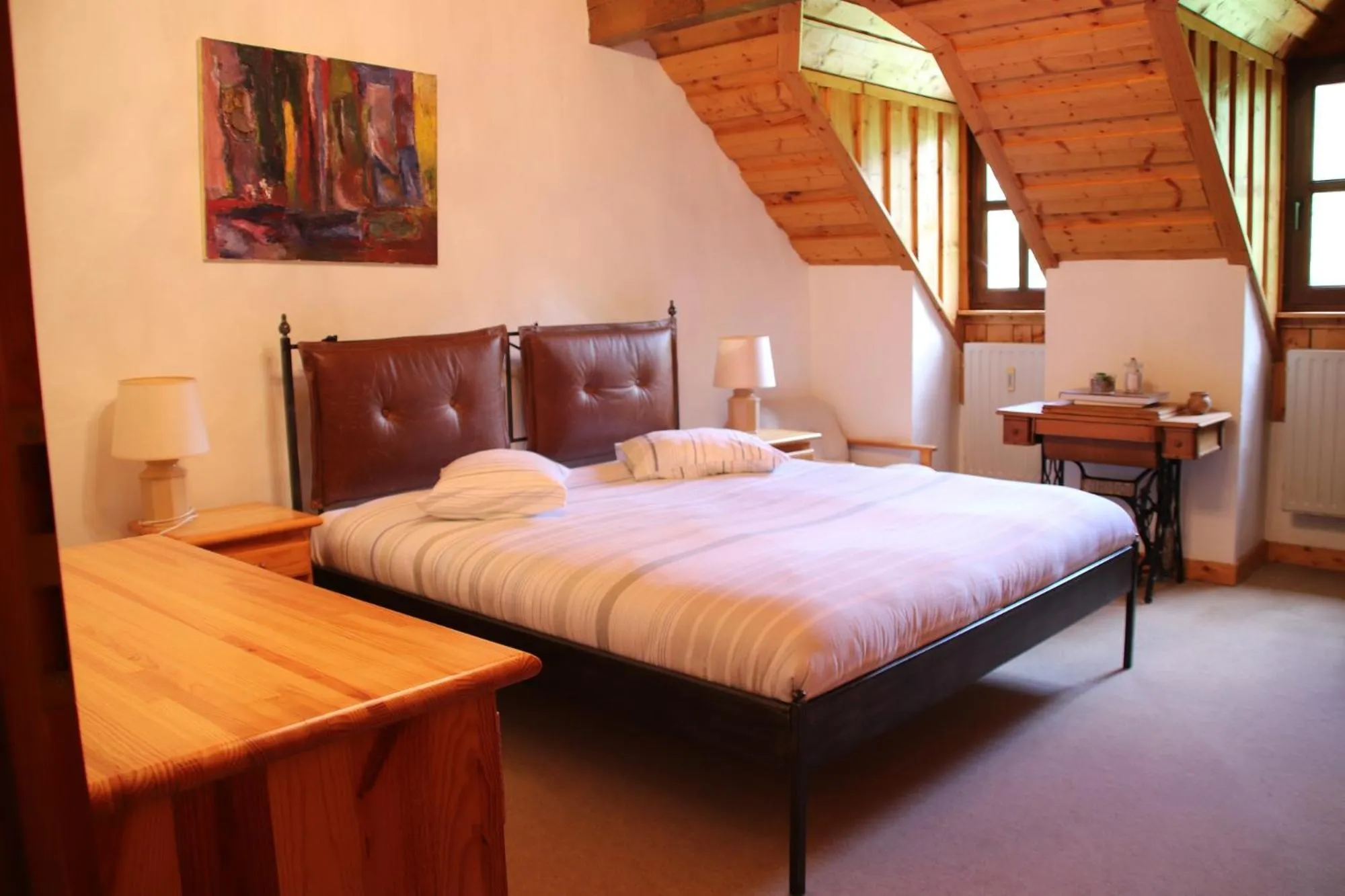 Bedroom, Bed in Domaine du Moulin d'Asselborn