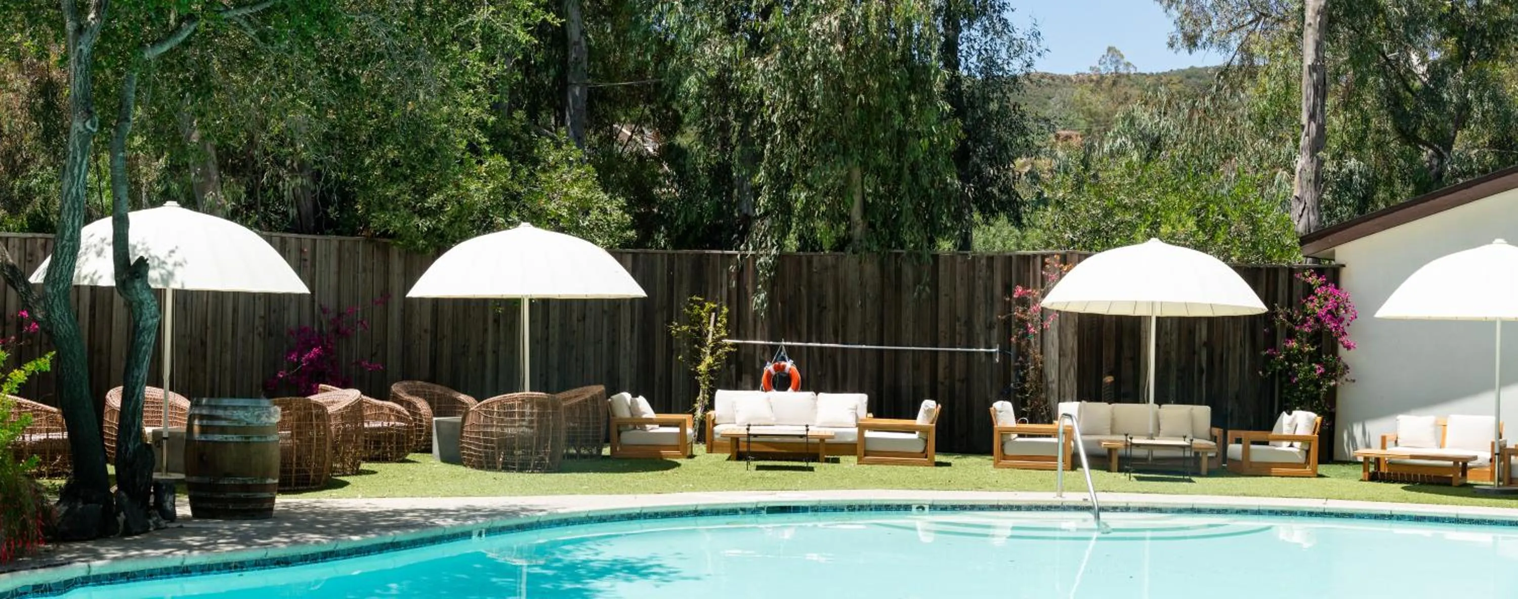 Pool view in CALAMIGOS RANCH Resort & Spa