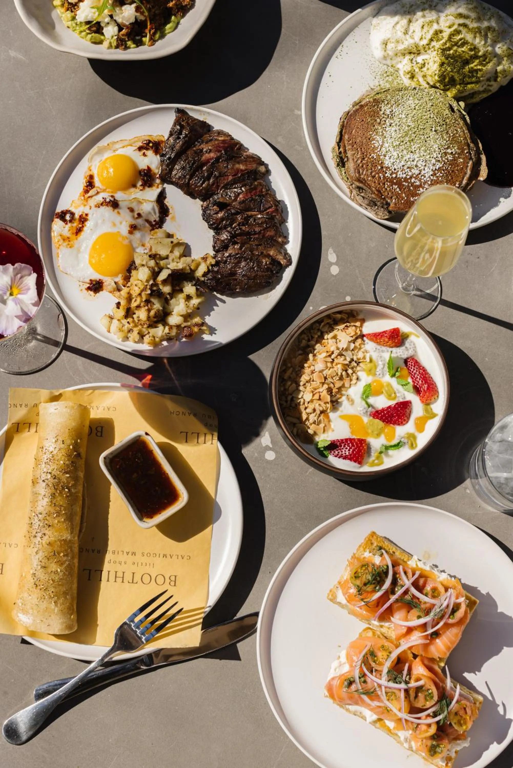 Food and drinks in CALAMIGOS RANCH Resort & Spa