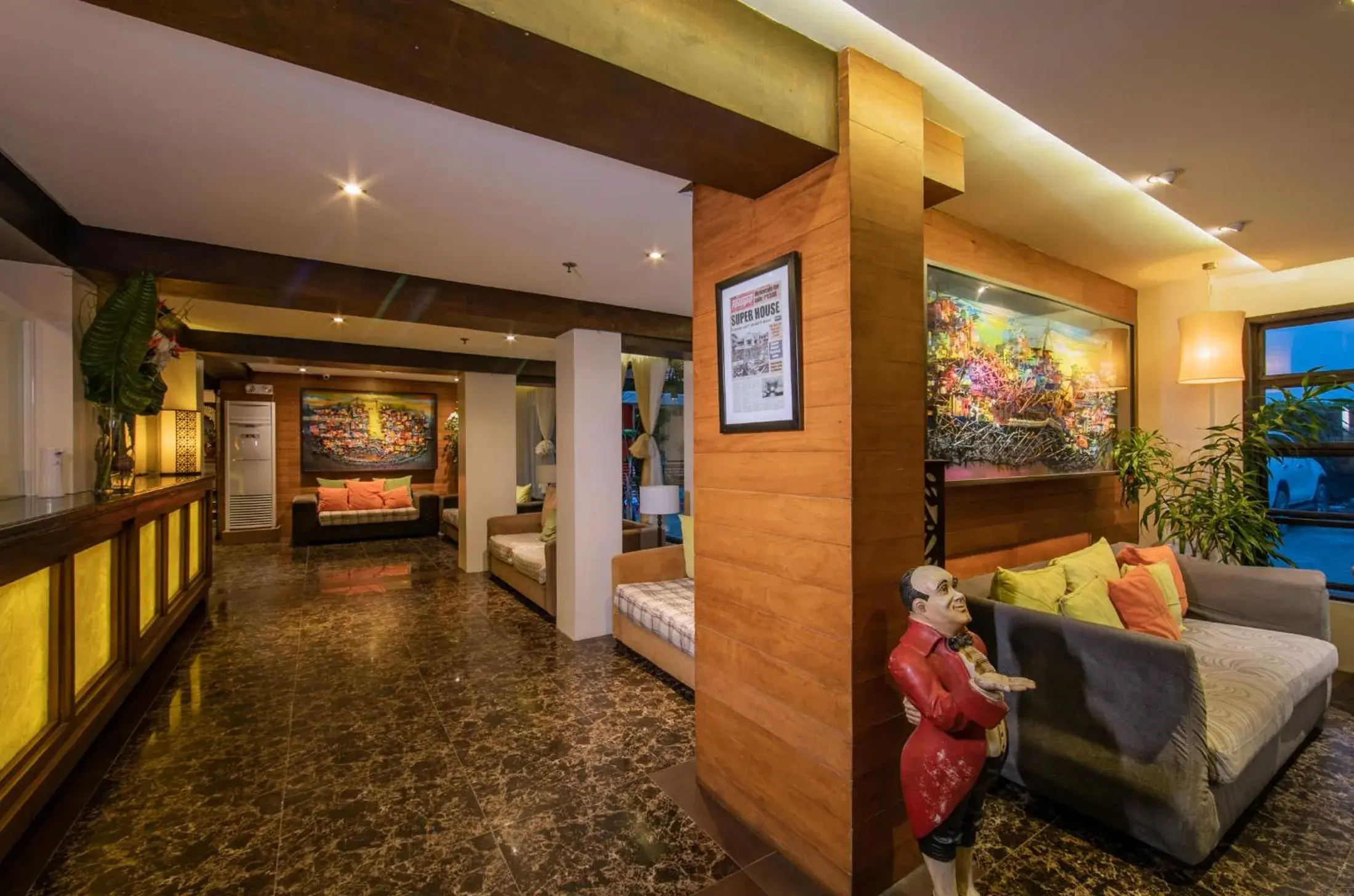 Lobby or reception in Rosvenil Hotel Lobby or reception in Rosvenil Hotel