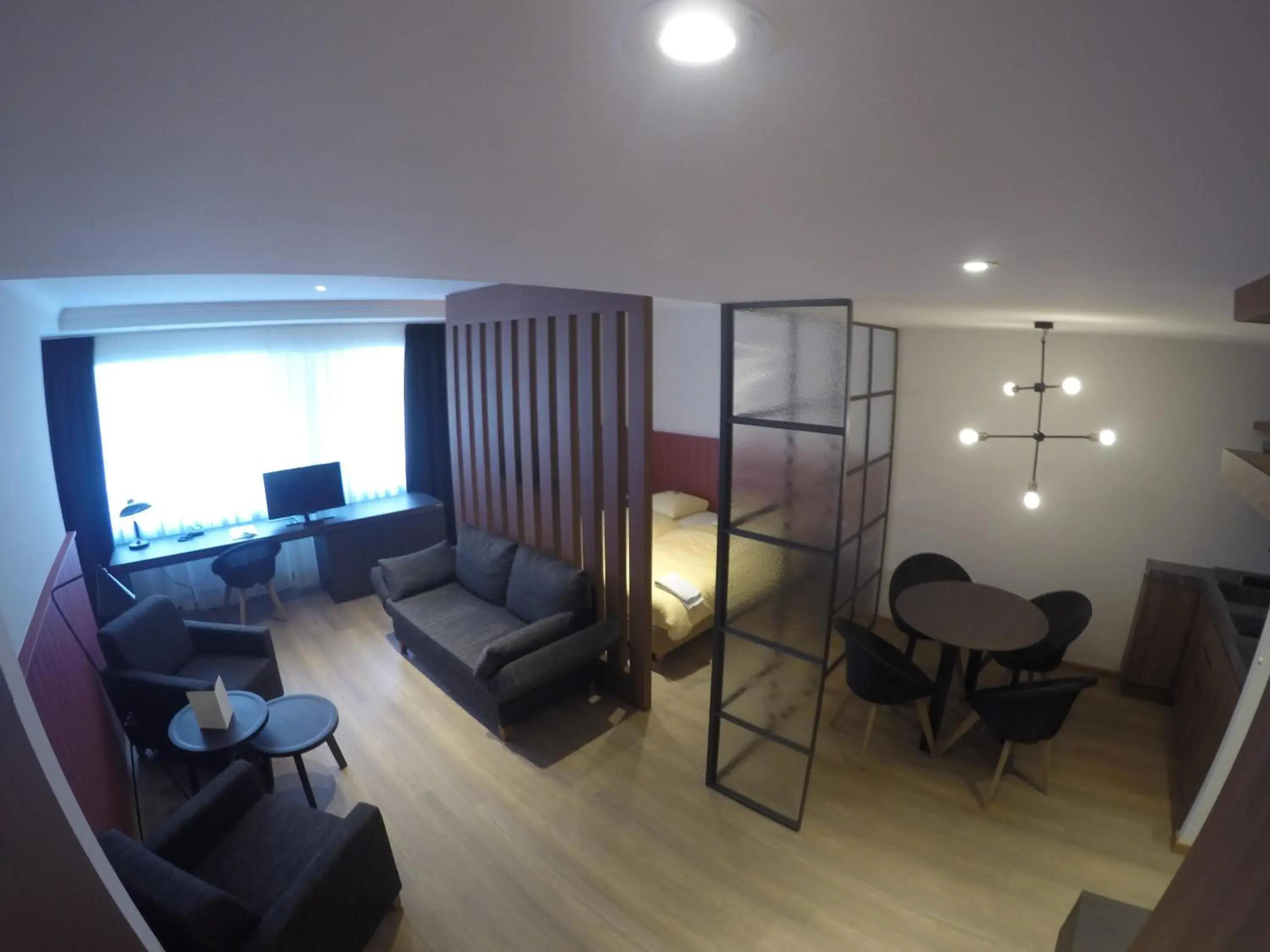 View (from property/room), Bed in Logis Hôtel Acacia View (from property/room), Bed in Logis Hôtel Acacia