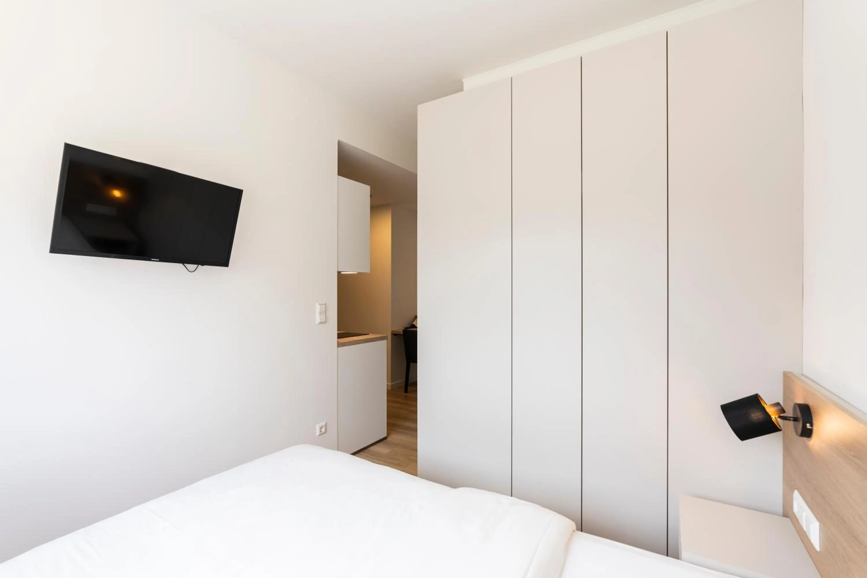 View (from property/room), Bed in Logis Hôtel Acacia