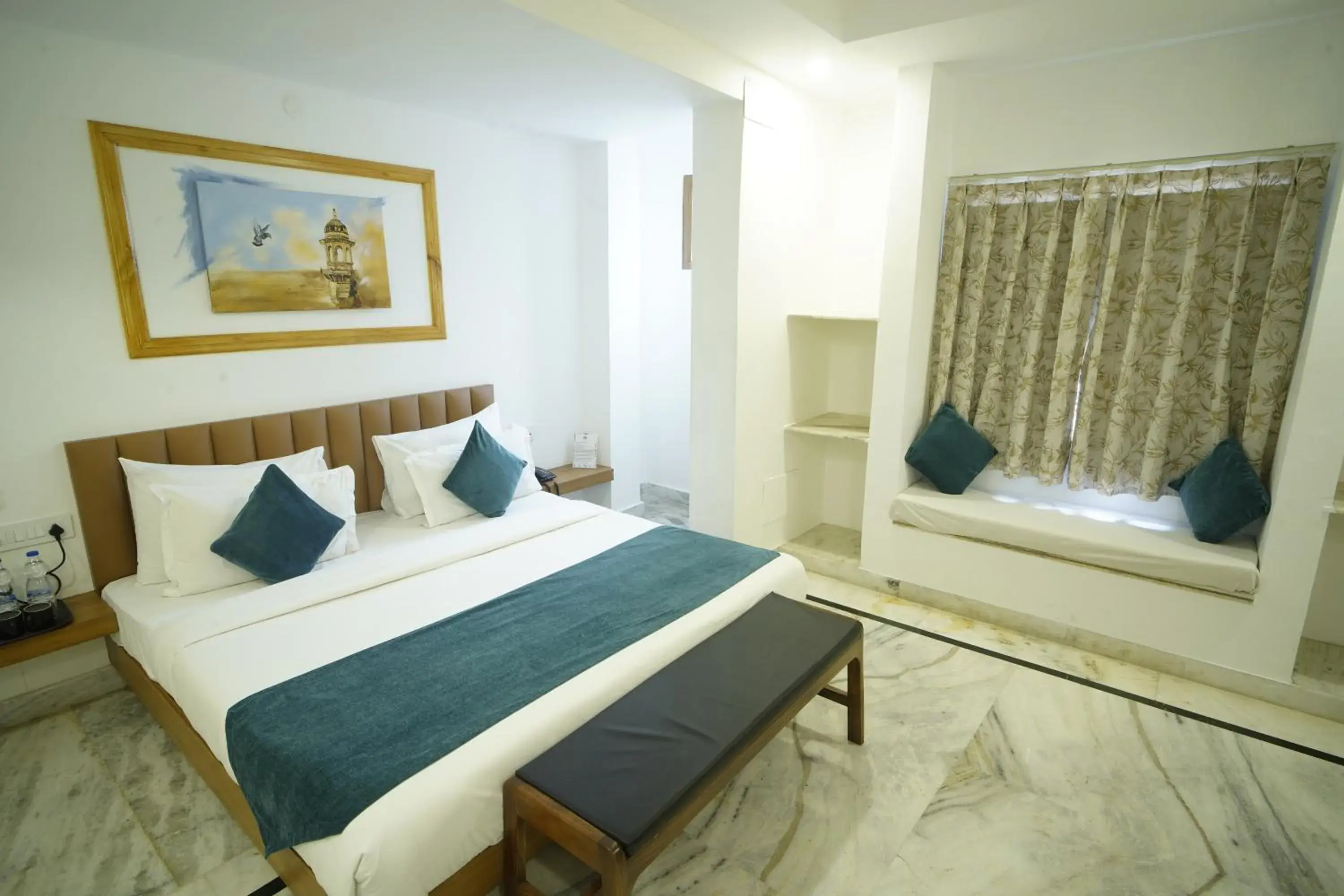 Bed in Hotel Banjara Heritage Bed in Hotel Banjara Heritage