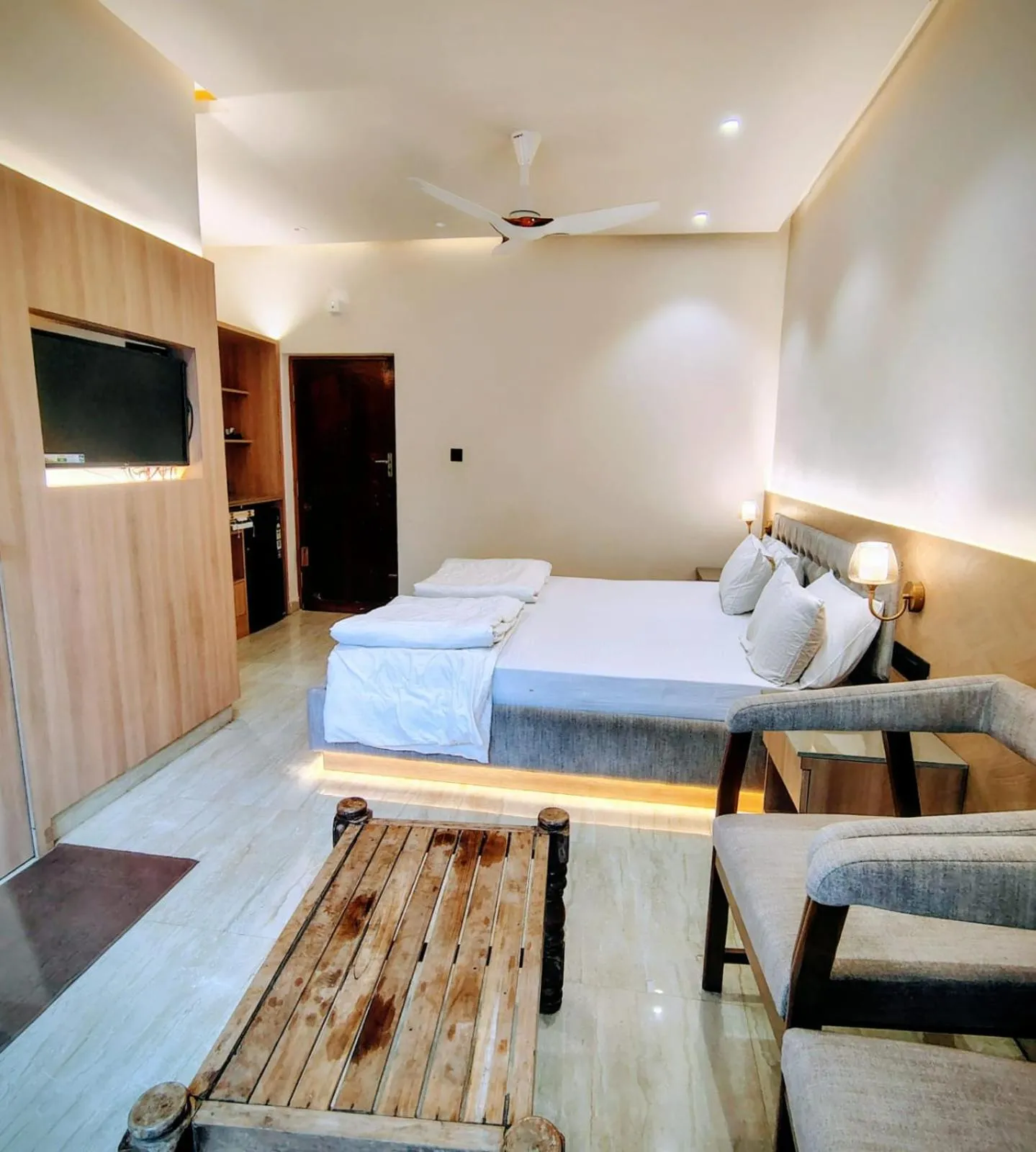 Bedroom, Bed in Hotel My Soulmate, Palolem Beach