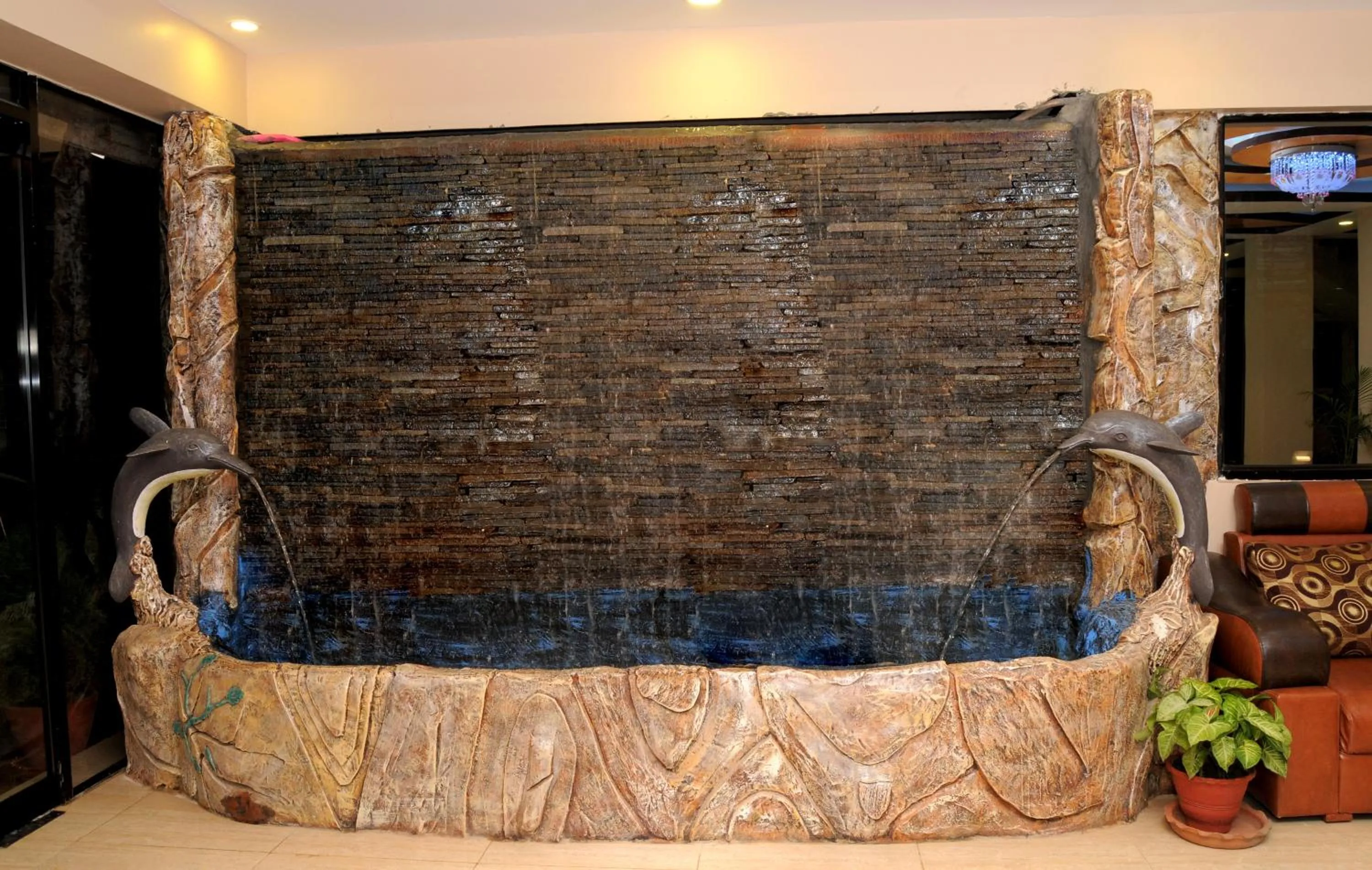 Decorative detail in Hotel Bagmati