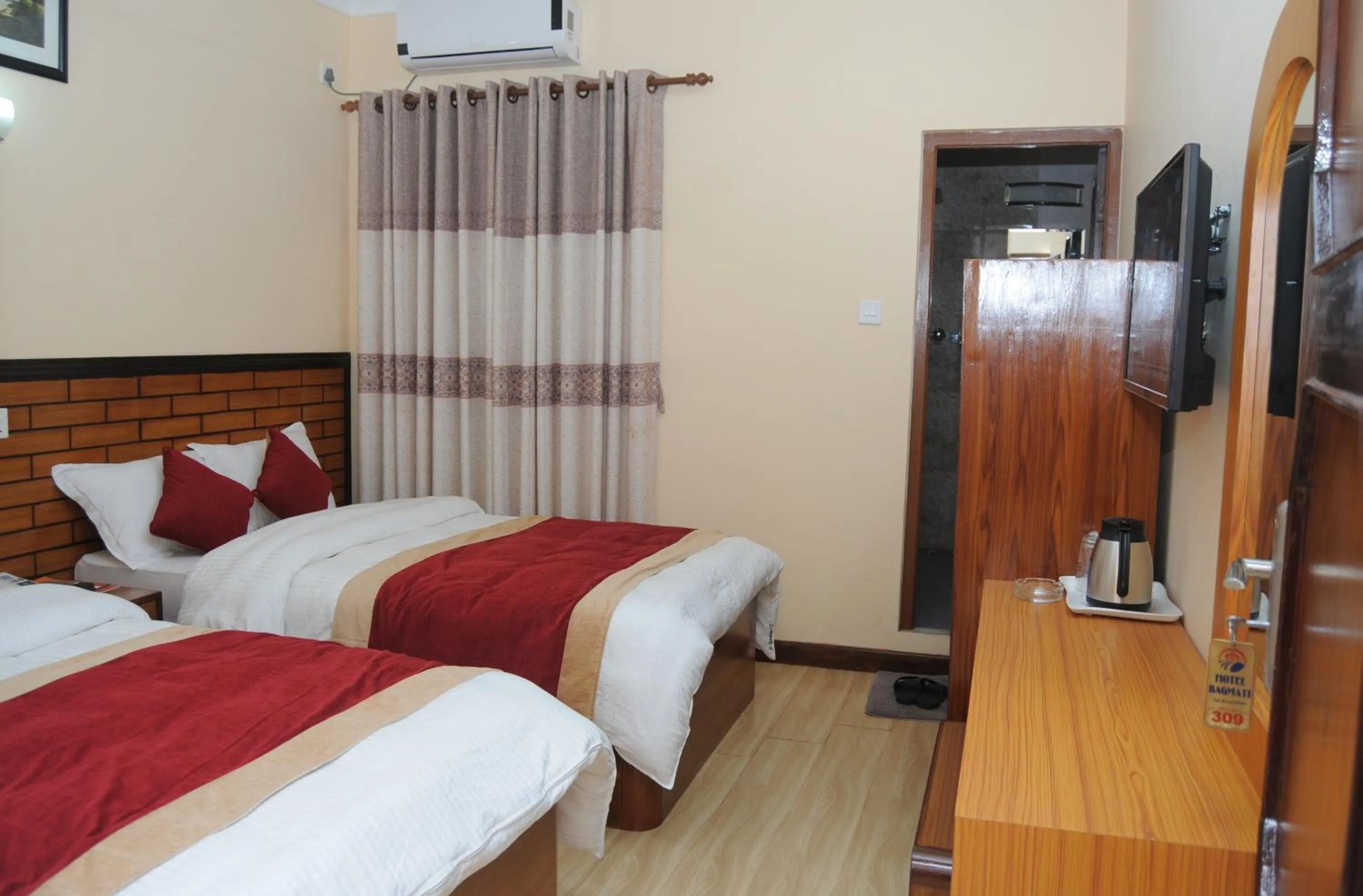 Photo of the whole room, Bed in Hotel Bagmati