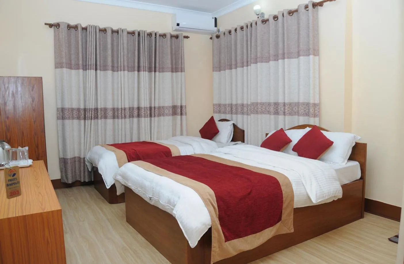 Photo of the whole room, Bed in Hotel Bagmati