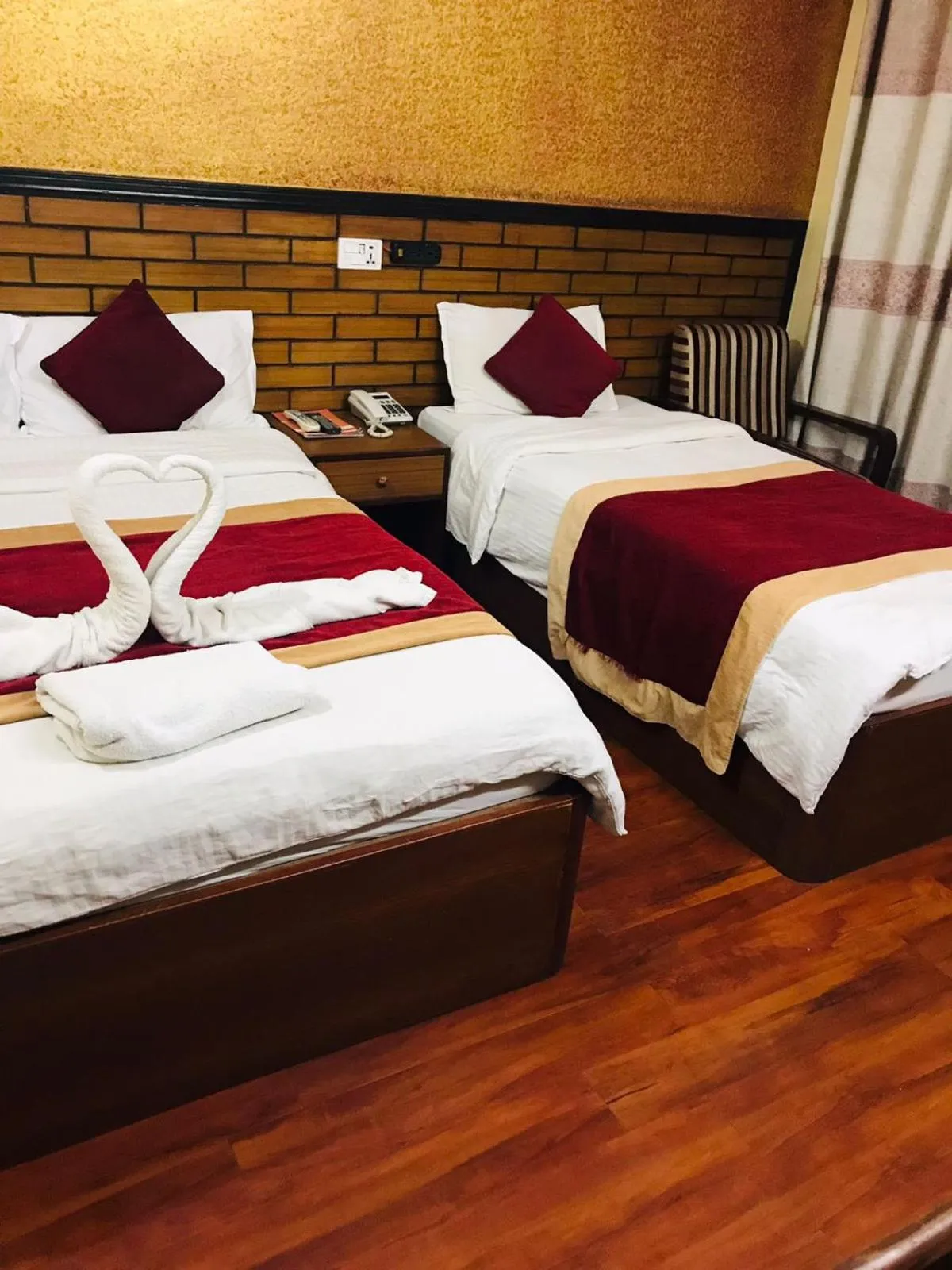 Bed in Hotel Bagmati