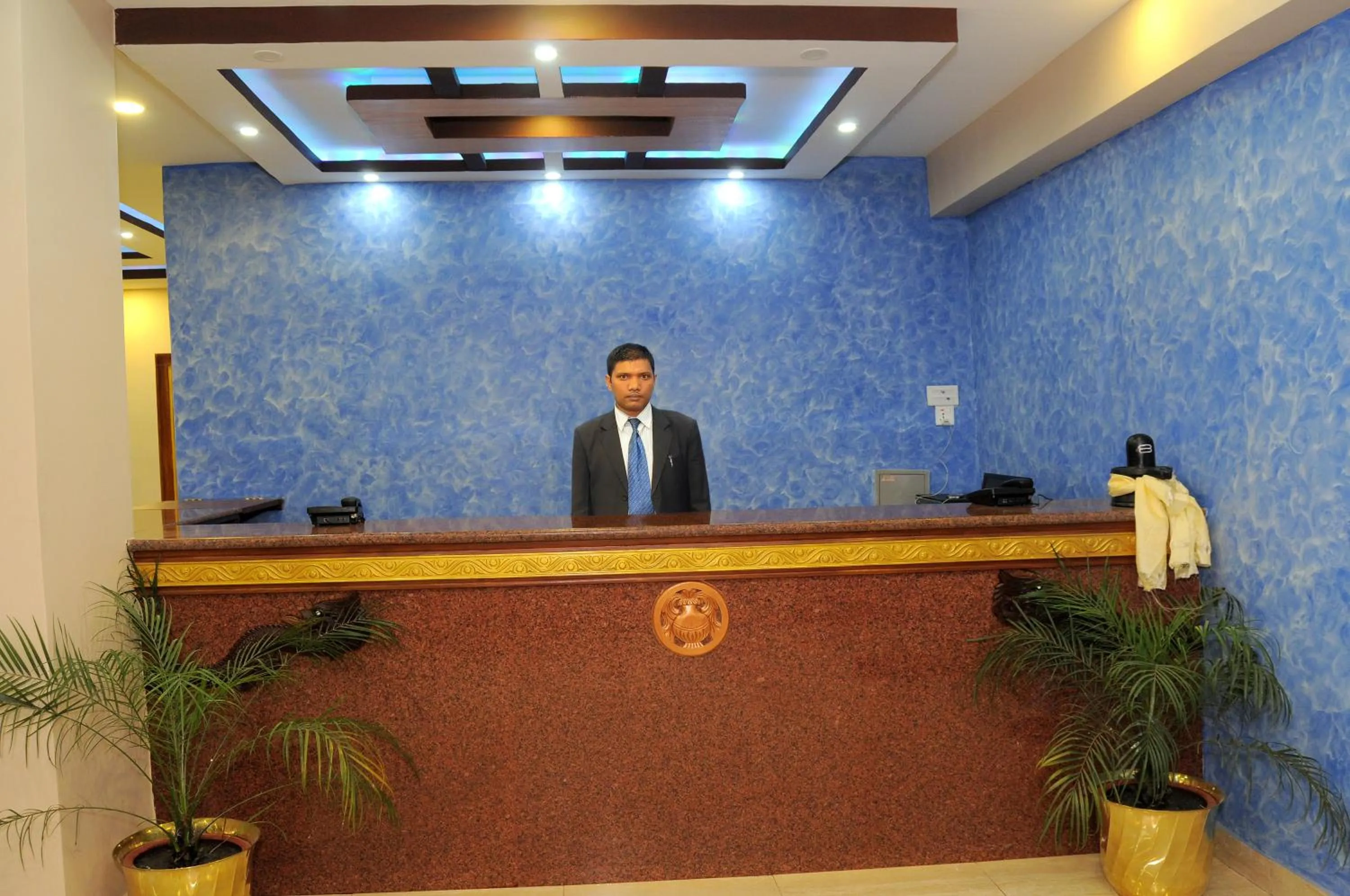 Lobby or reception in Hotel Bagmati