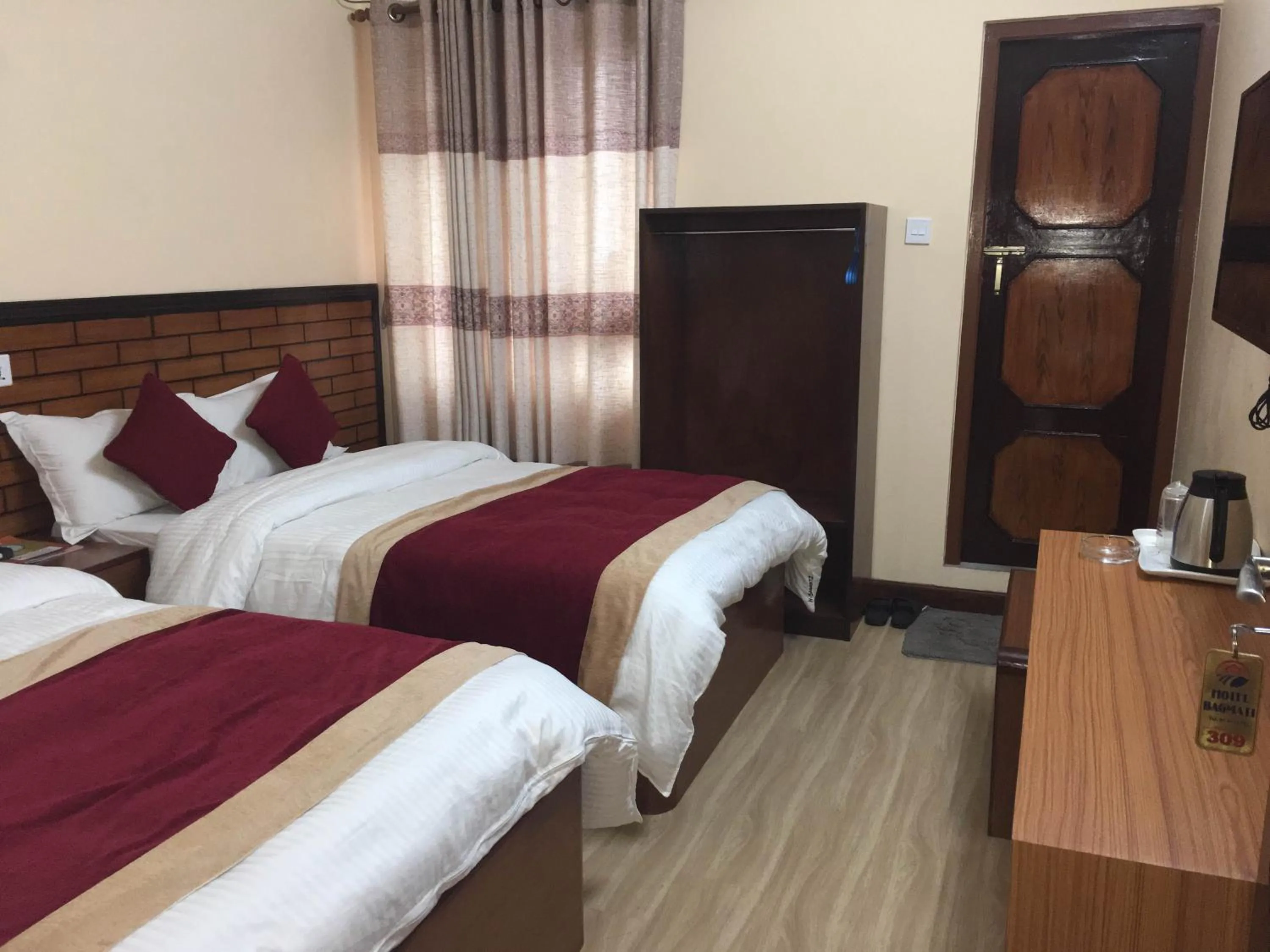 Bed in Hotel Bagmati