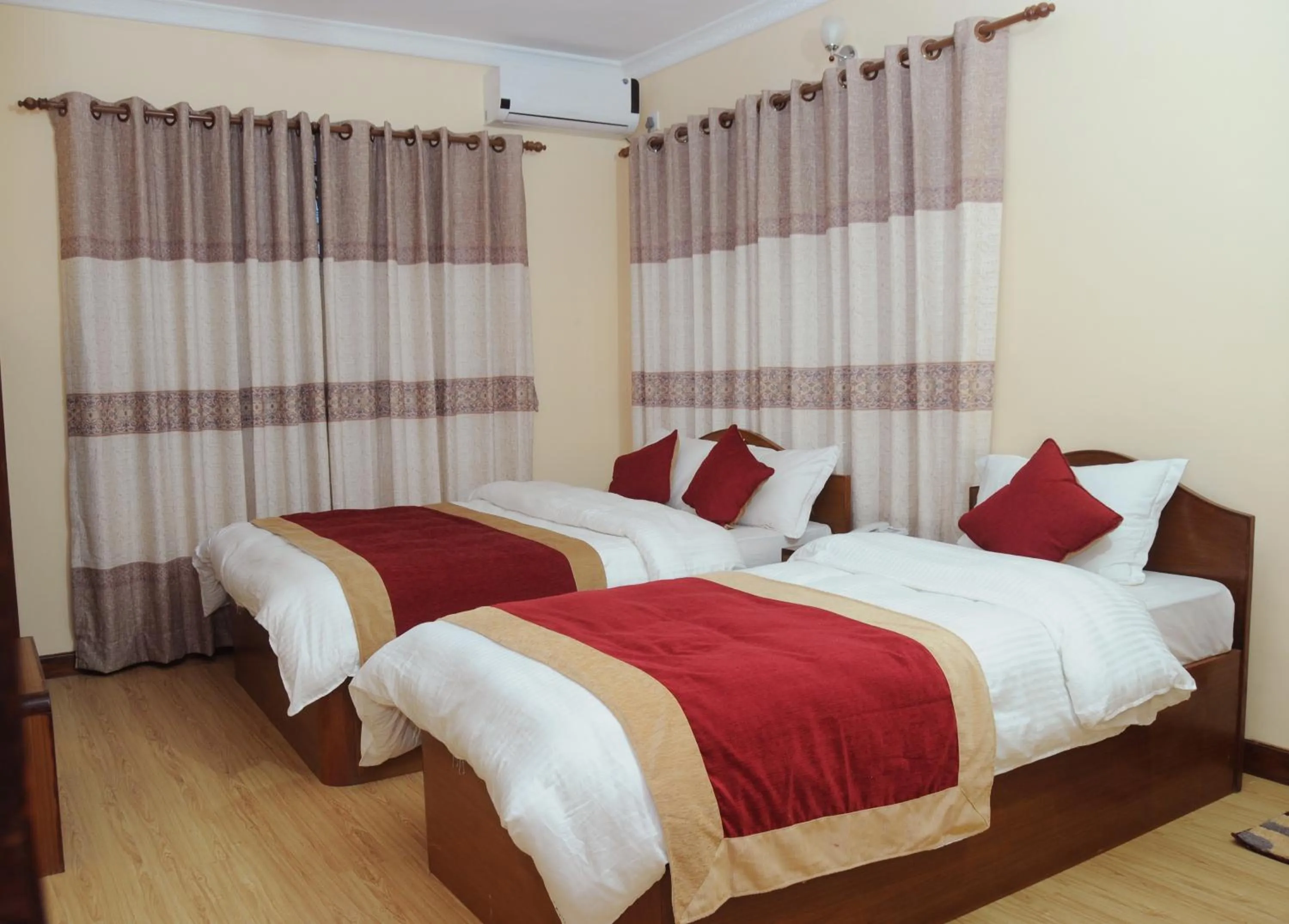 Photo of the whole room, Bed in Hotel Bagmati