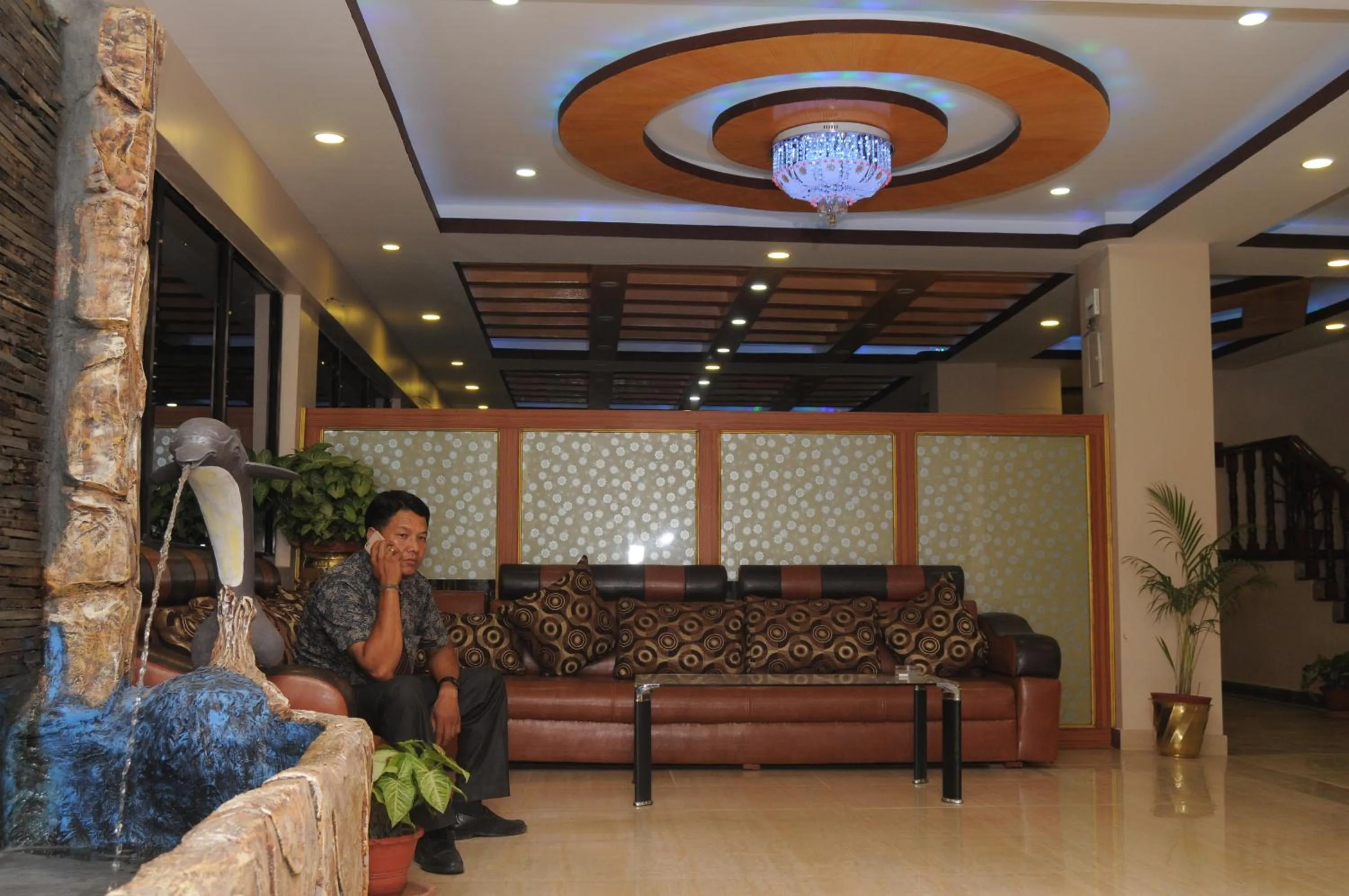 Lobby or reception in Hotel Bagmati