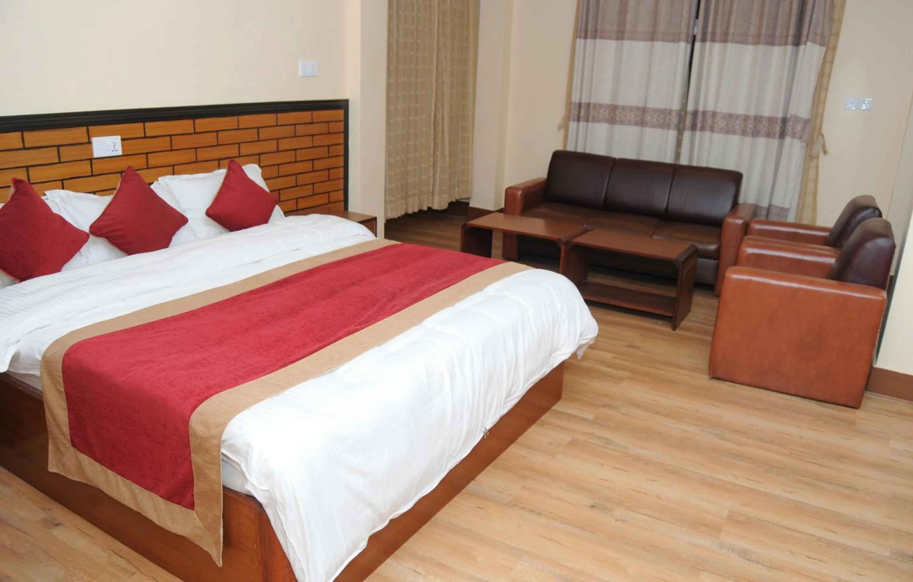 Bed in Hotel Bagmati