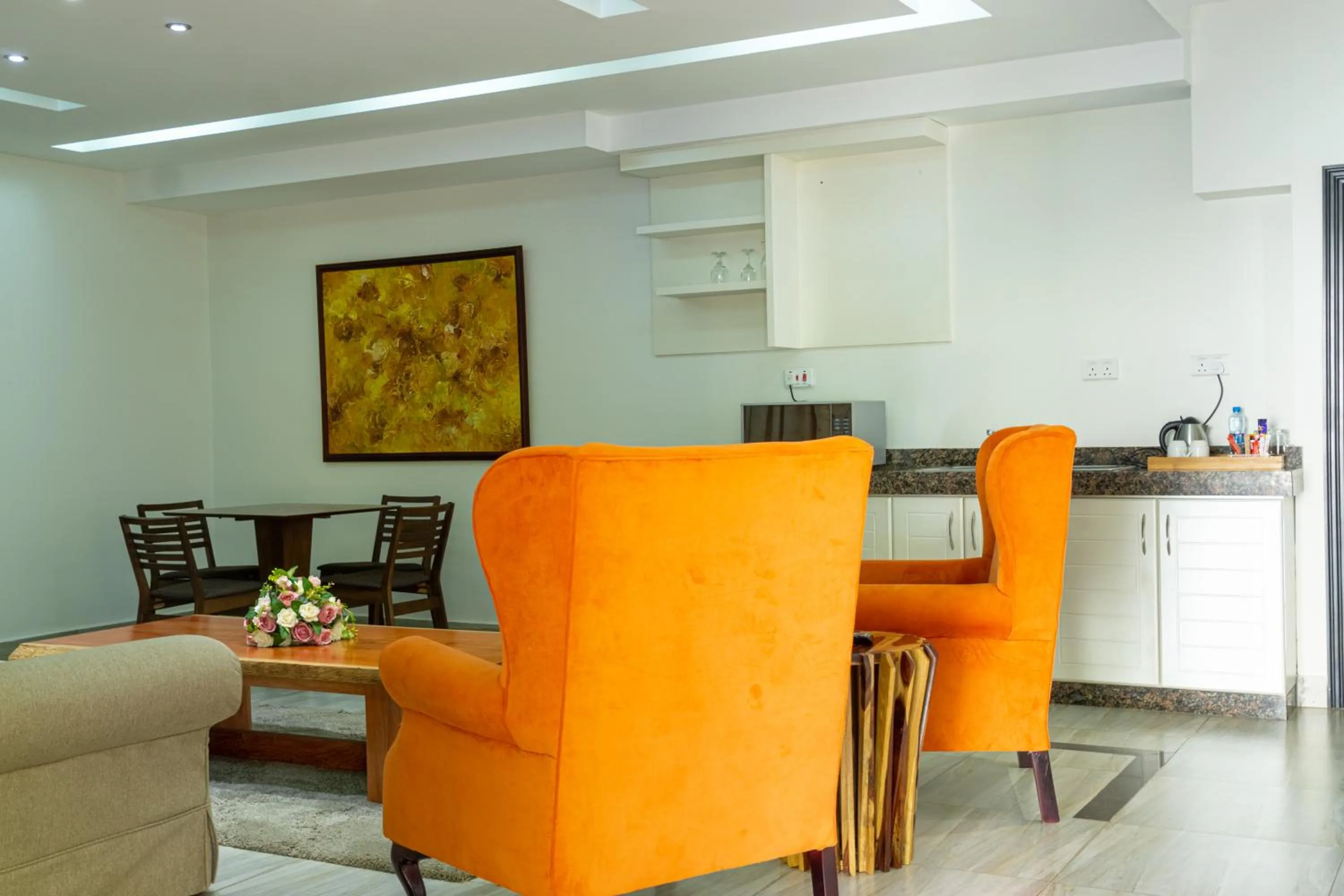 Seating area in Twangale Resort & Spa