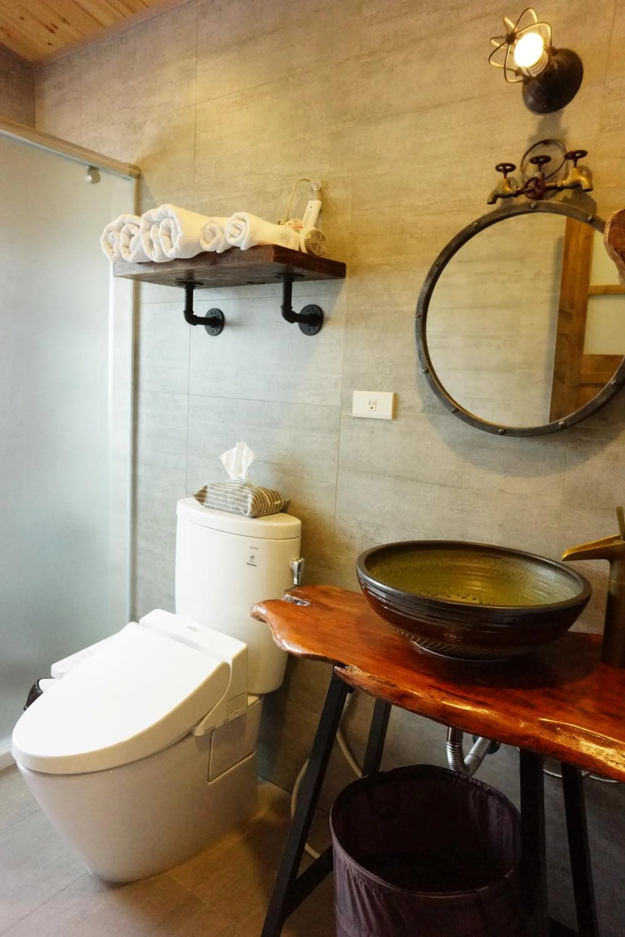 Bathroom in Celine's B&B