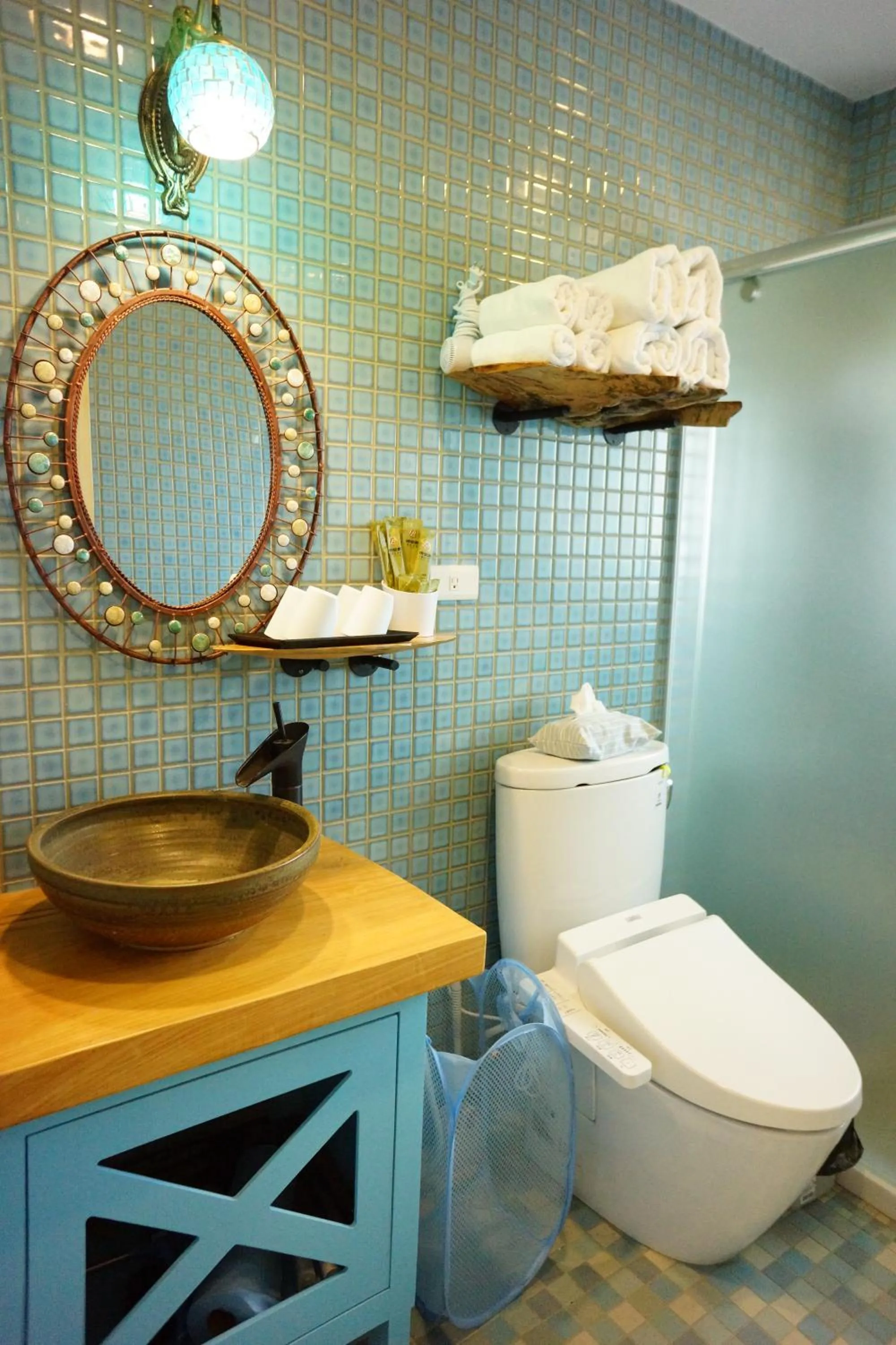 Bathroom in Celine's B&B