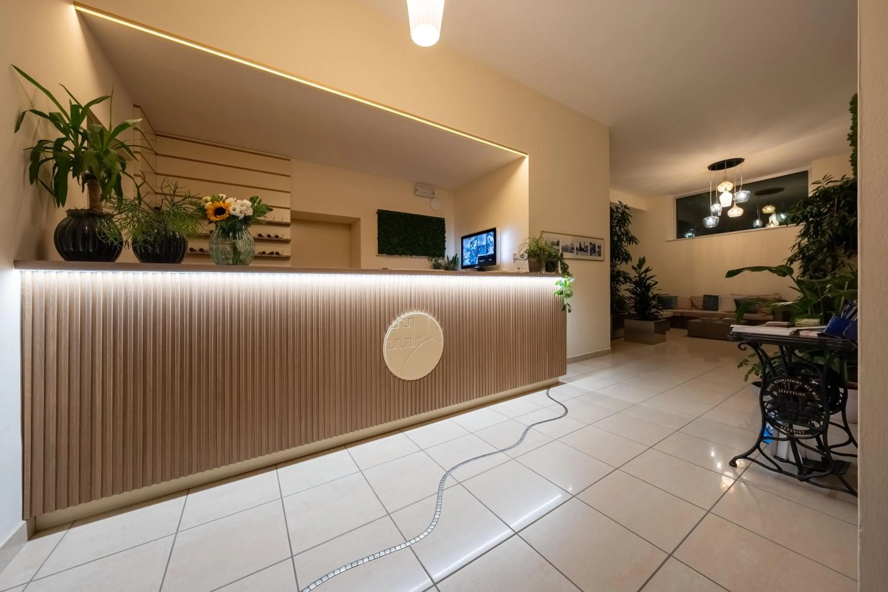 Lobby or reception in Hotel La Pineta