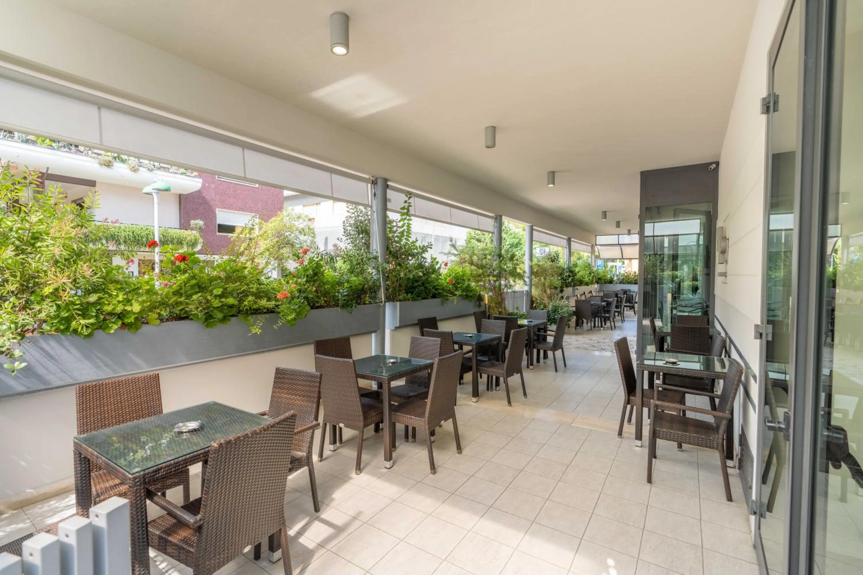 Patio in Hotel La Pineta
