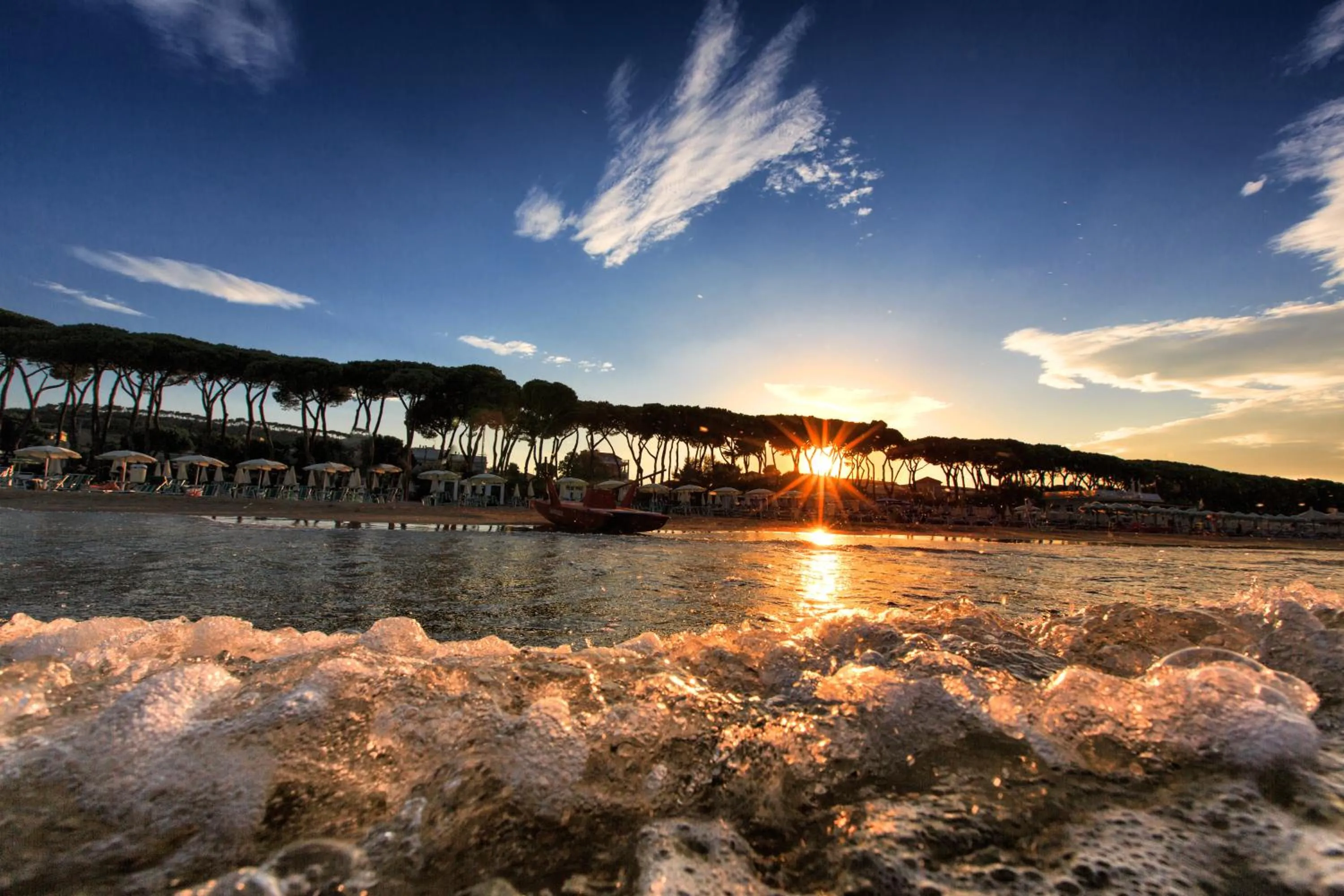 Beach in Hotel La Pineta