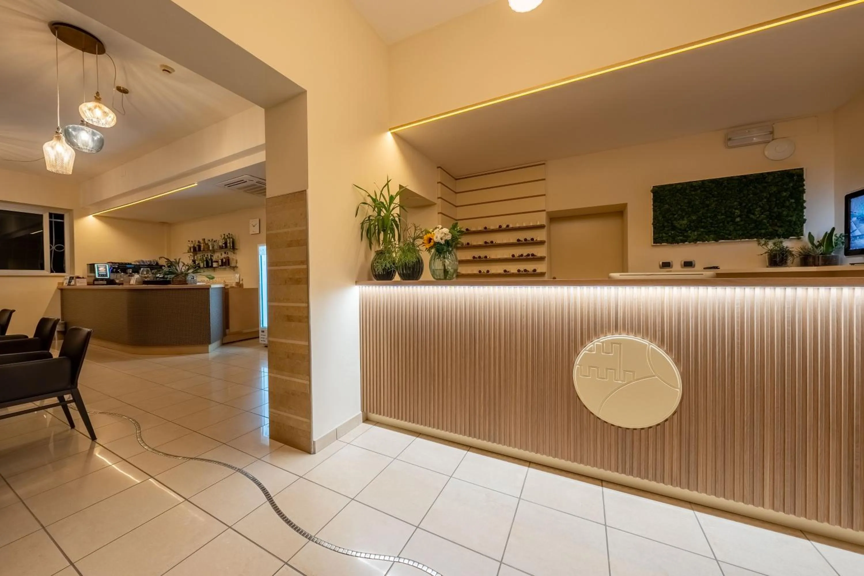 Lobby or reception in Hotel La Pineta