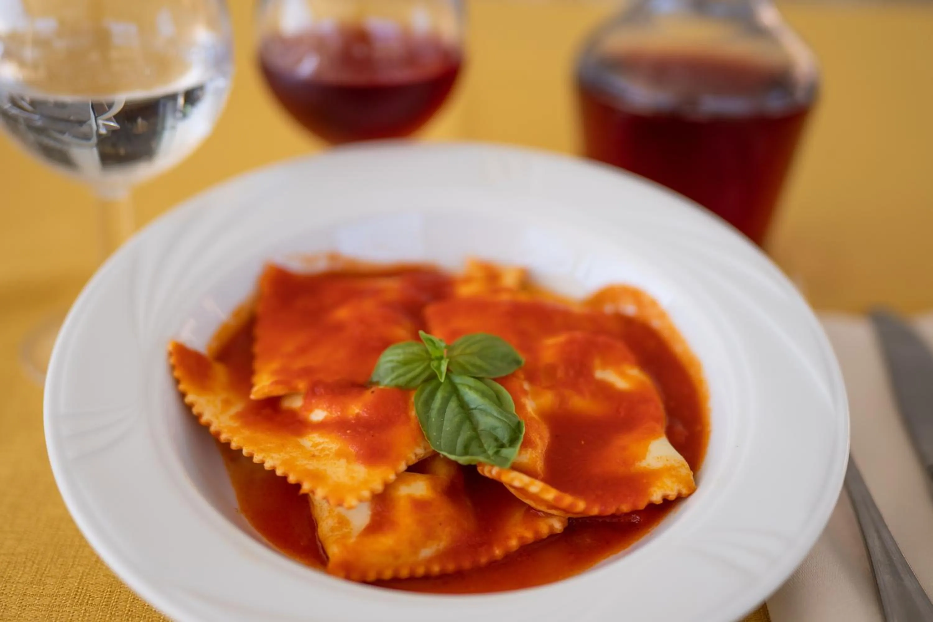 Food and drinks in Hotel La Pineta