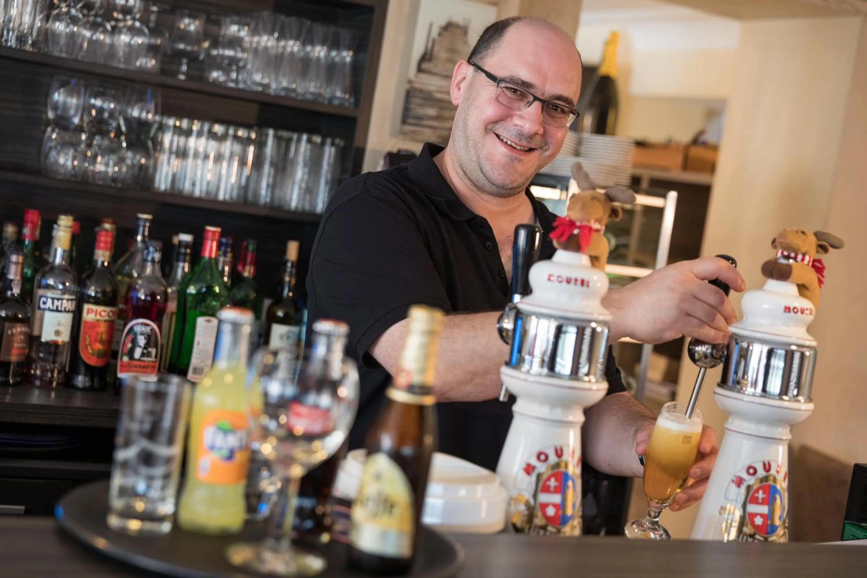 Lounge or bar in Hotel Saint Fiacre