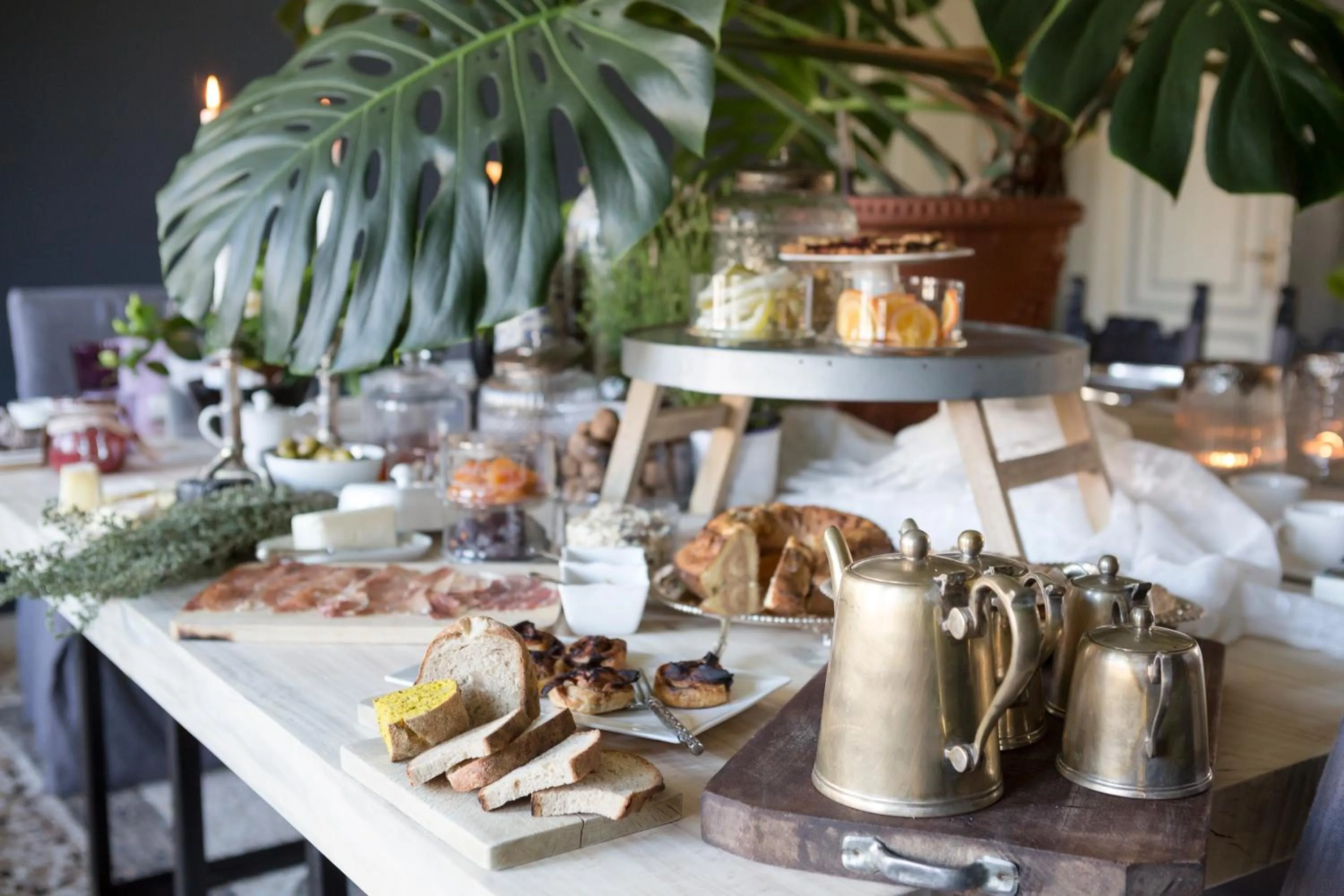 Italian breakfast in Leconvertite