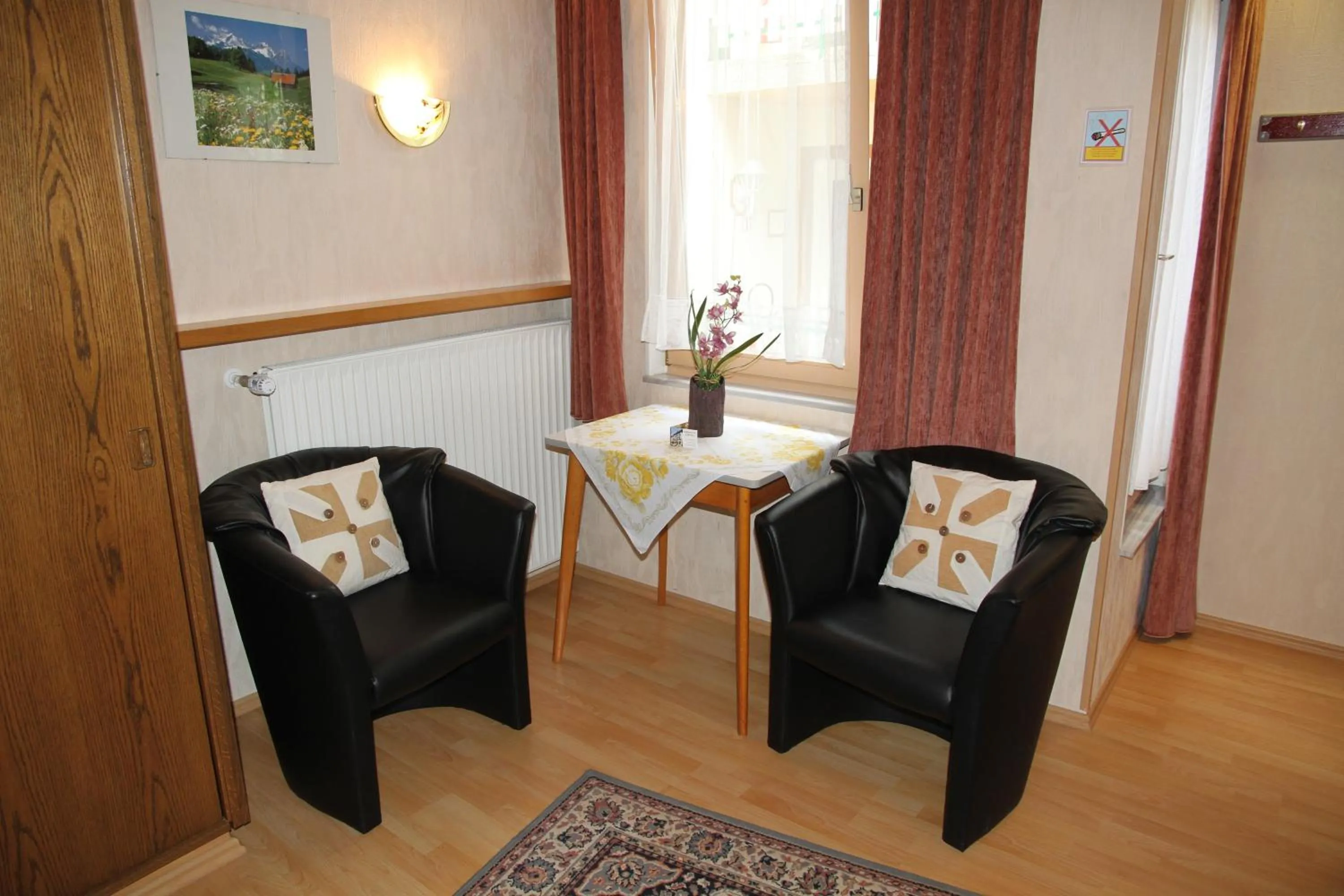 Seating area in Bed & Breakfast du Château