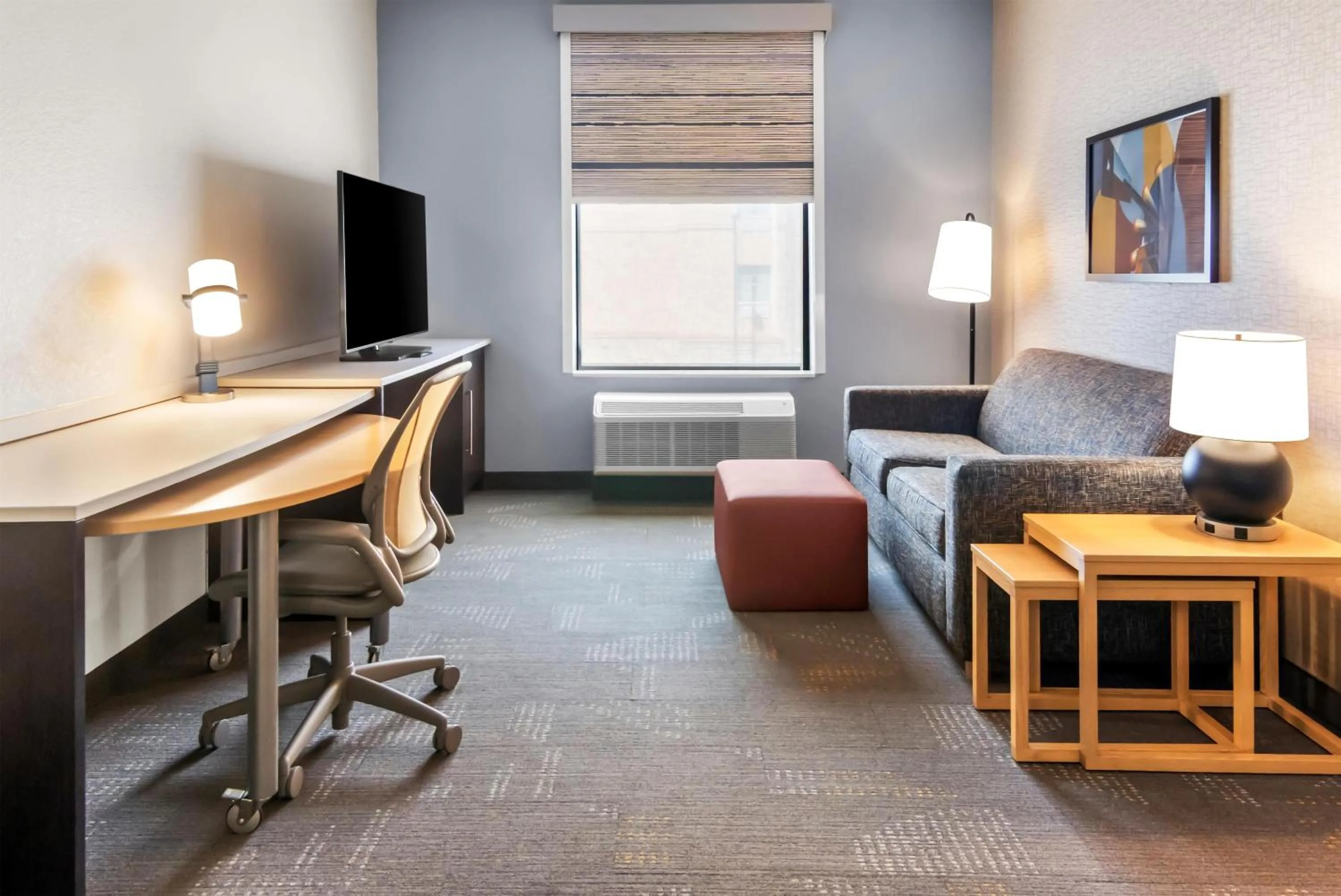 Bedroom in Home2 Suites By Hilton Dallas Grand Prairie