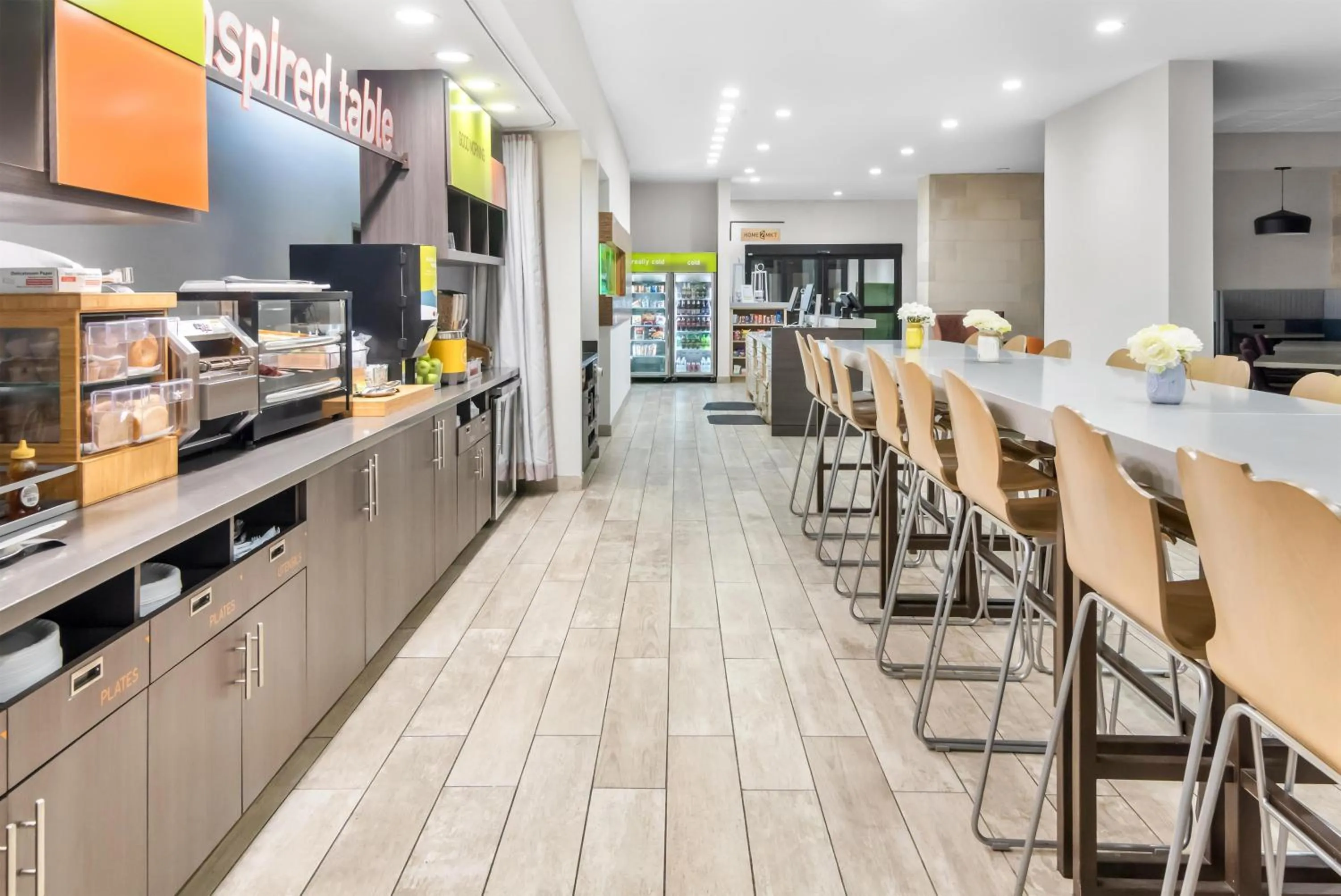 Breakfast in Home2 Suites By Hilton Dallas Grand Prairie