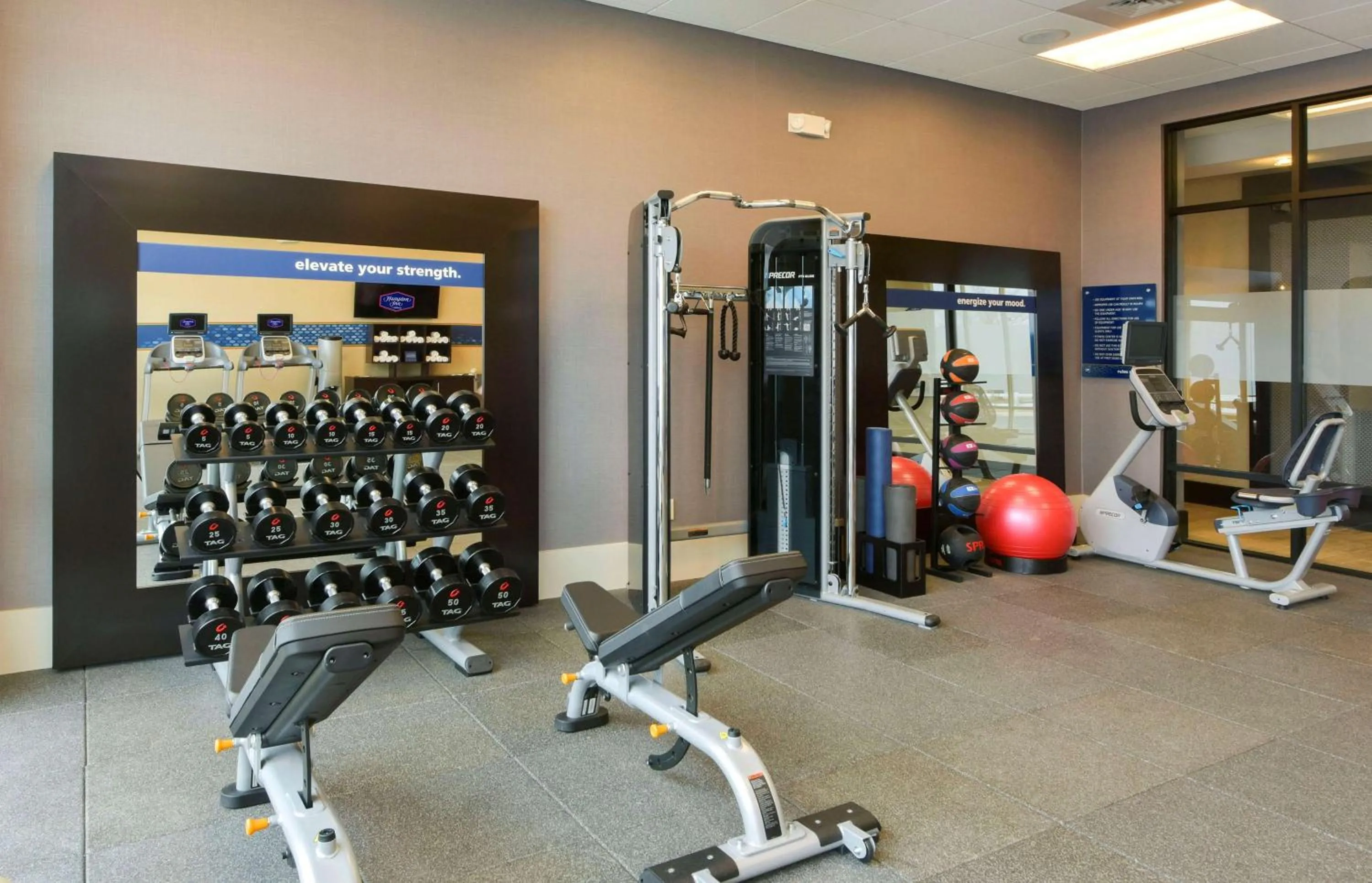 Fitness centre/facilities in Hampton Inn Lumberton, NC