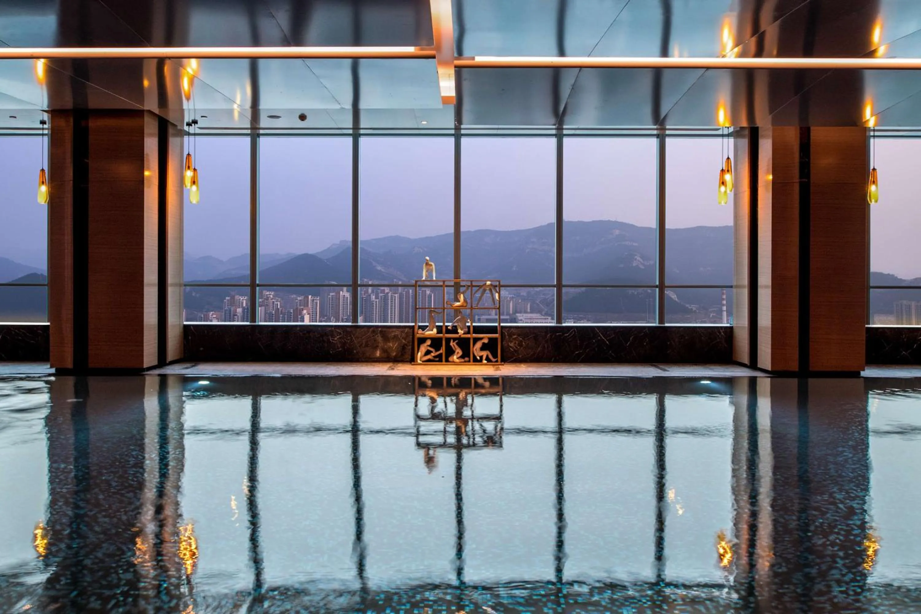 Pool view in Hilton Jinan South Hotel & Residences