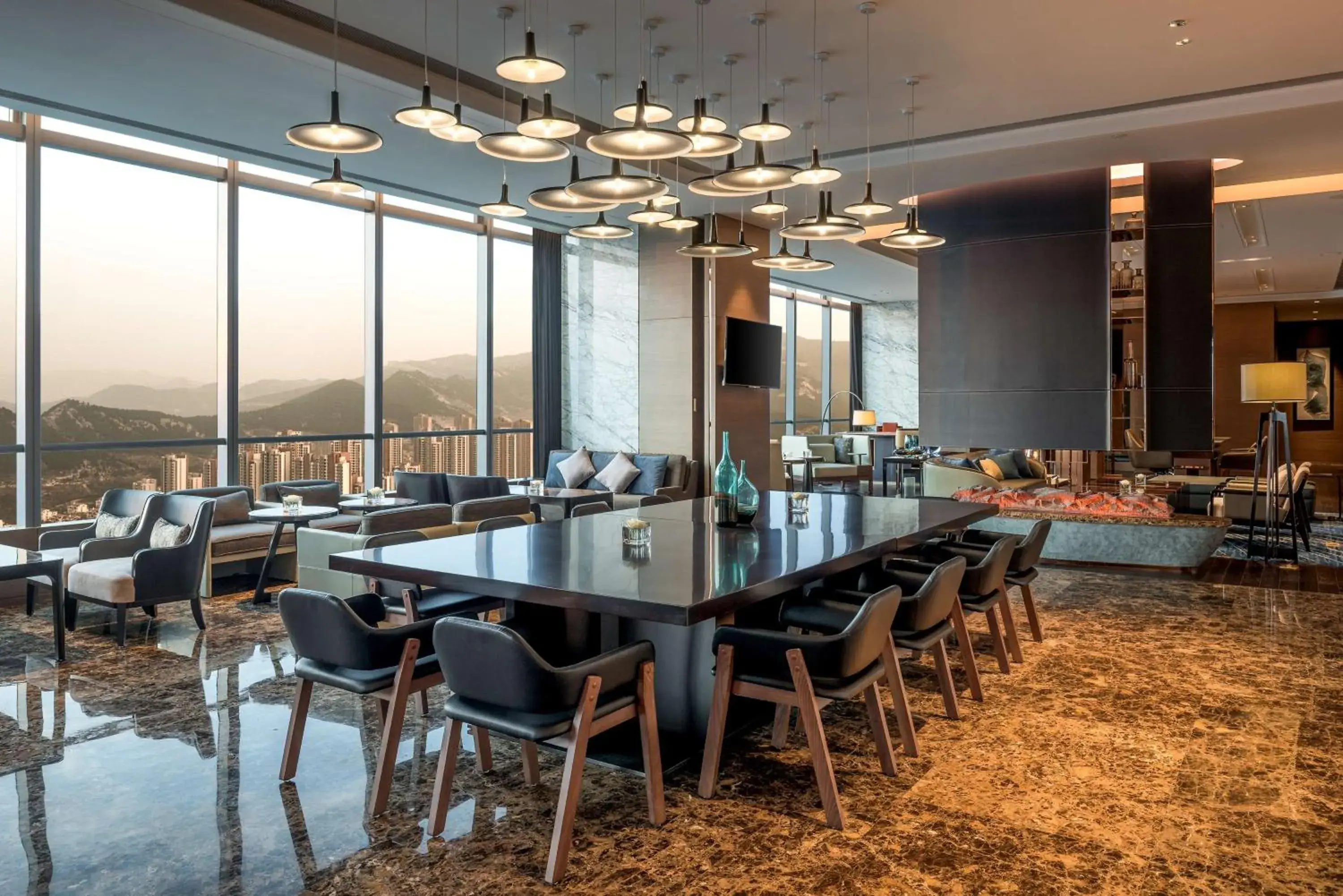 Property building in Hilton Jinan South Hotel & Residences Property building in Hilton Jinan South Hotel & Residences