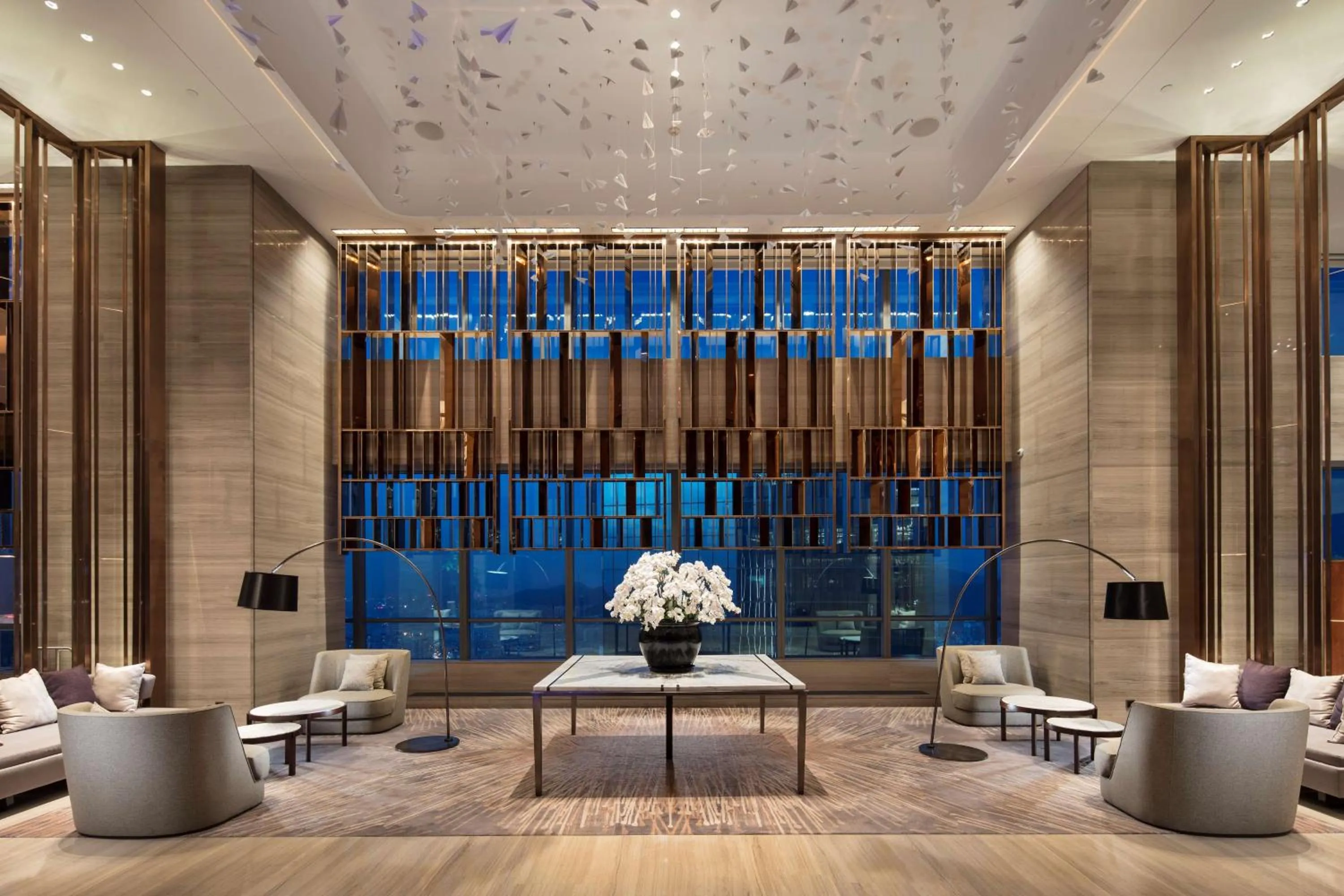 Lobby or reception in Hilton Jinan South Hotel & Residences